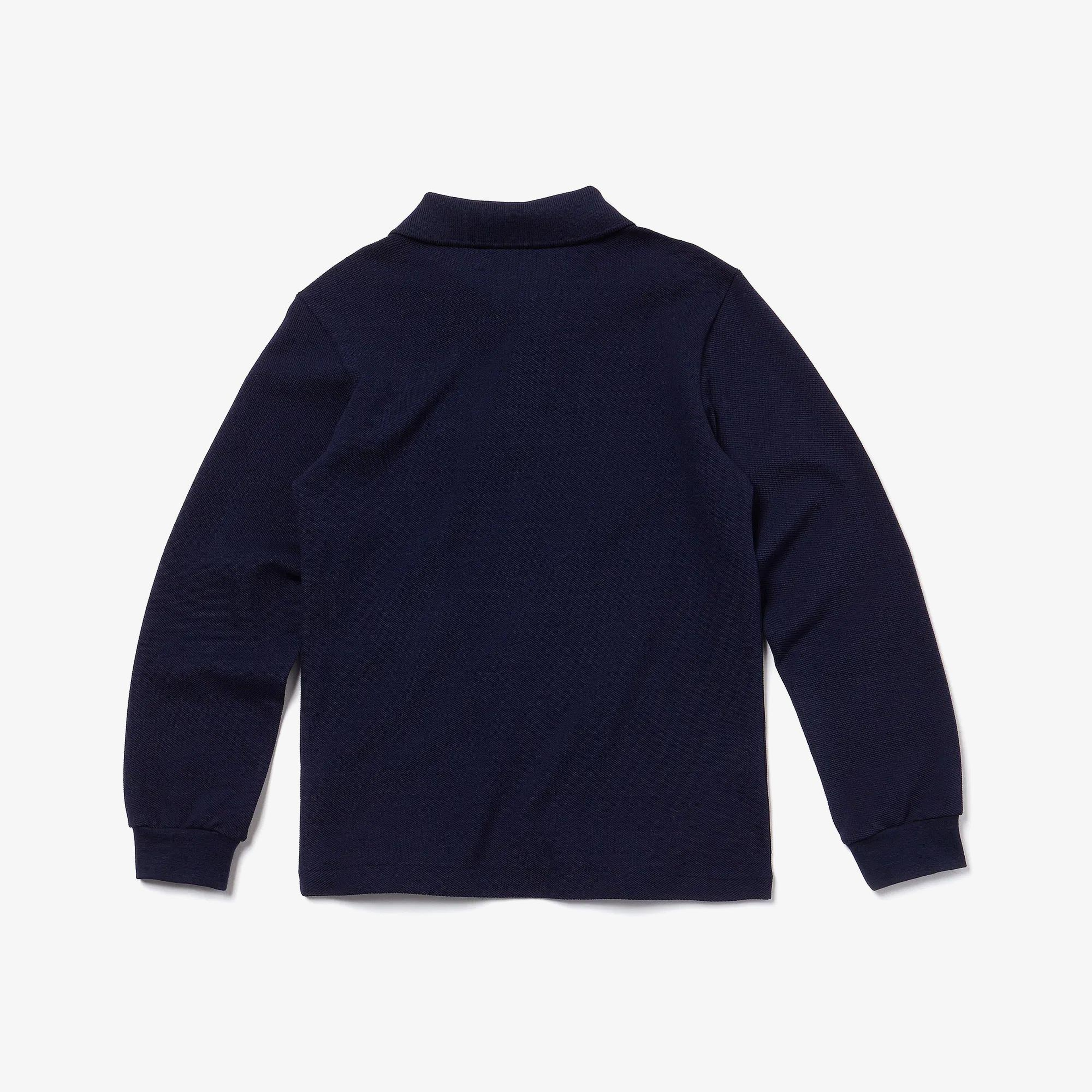 Erkek Çocuk Regular Fit Uzun Kollu Lacivert Polo
