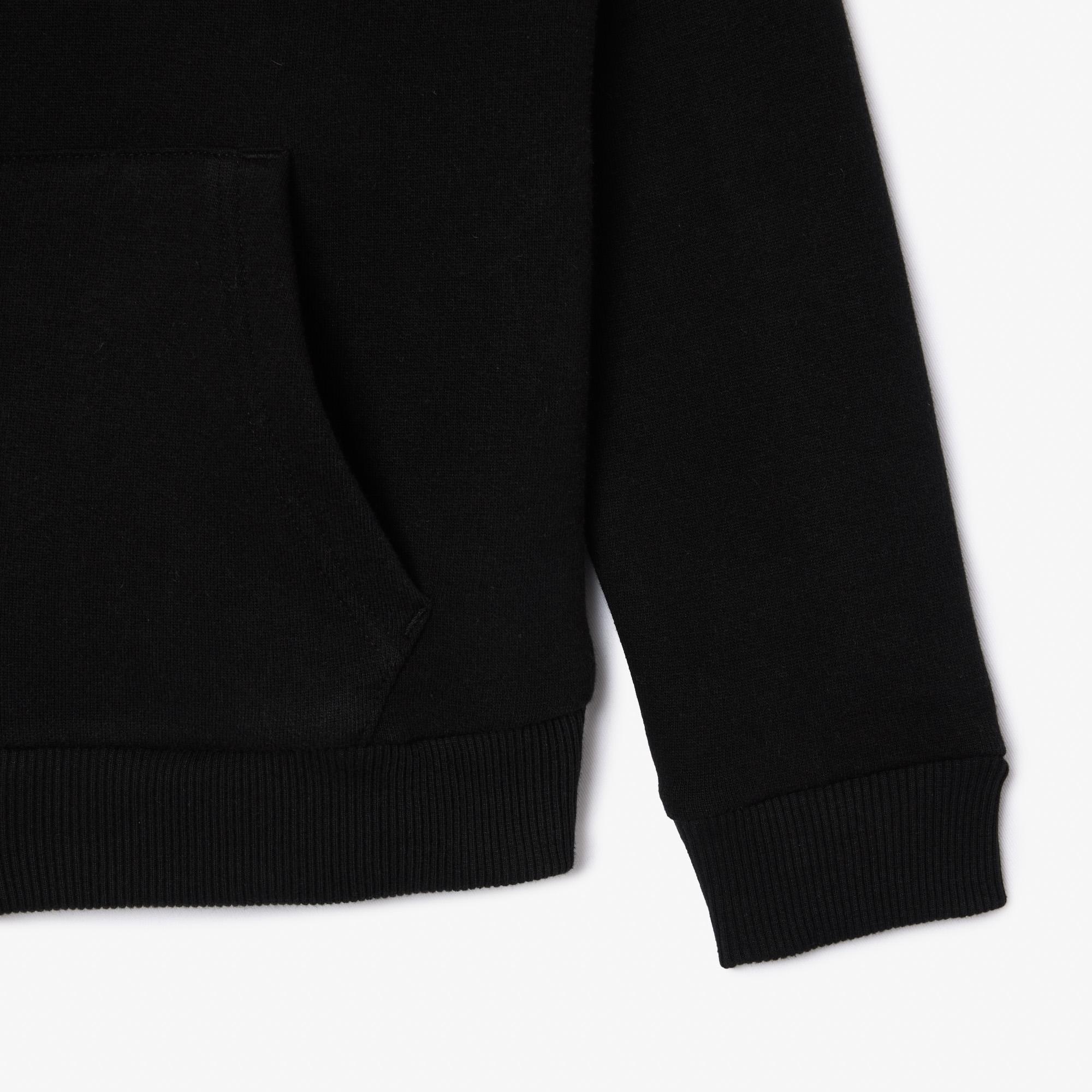 Çocuk Kapüşonlu Siyah Sweatshirt