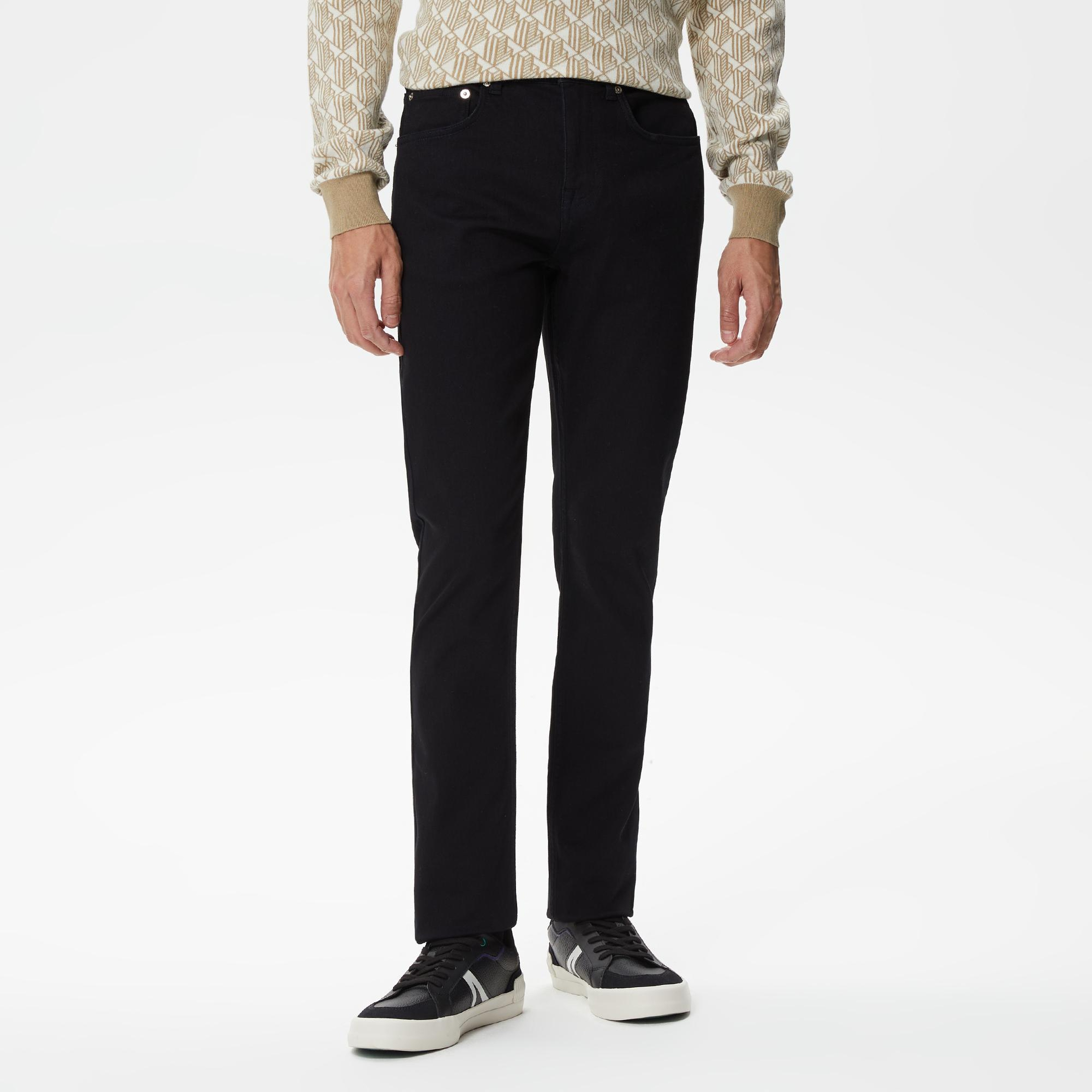 Erkek Slim Fit Denim Lacivert Pantolon