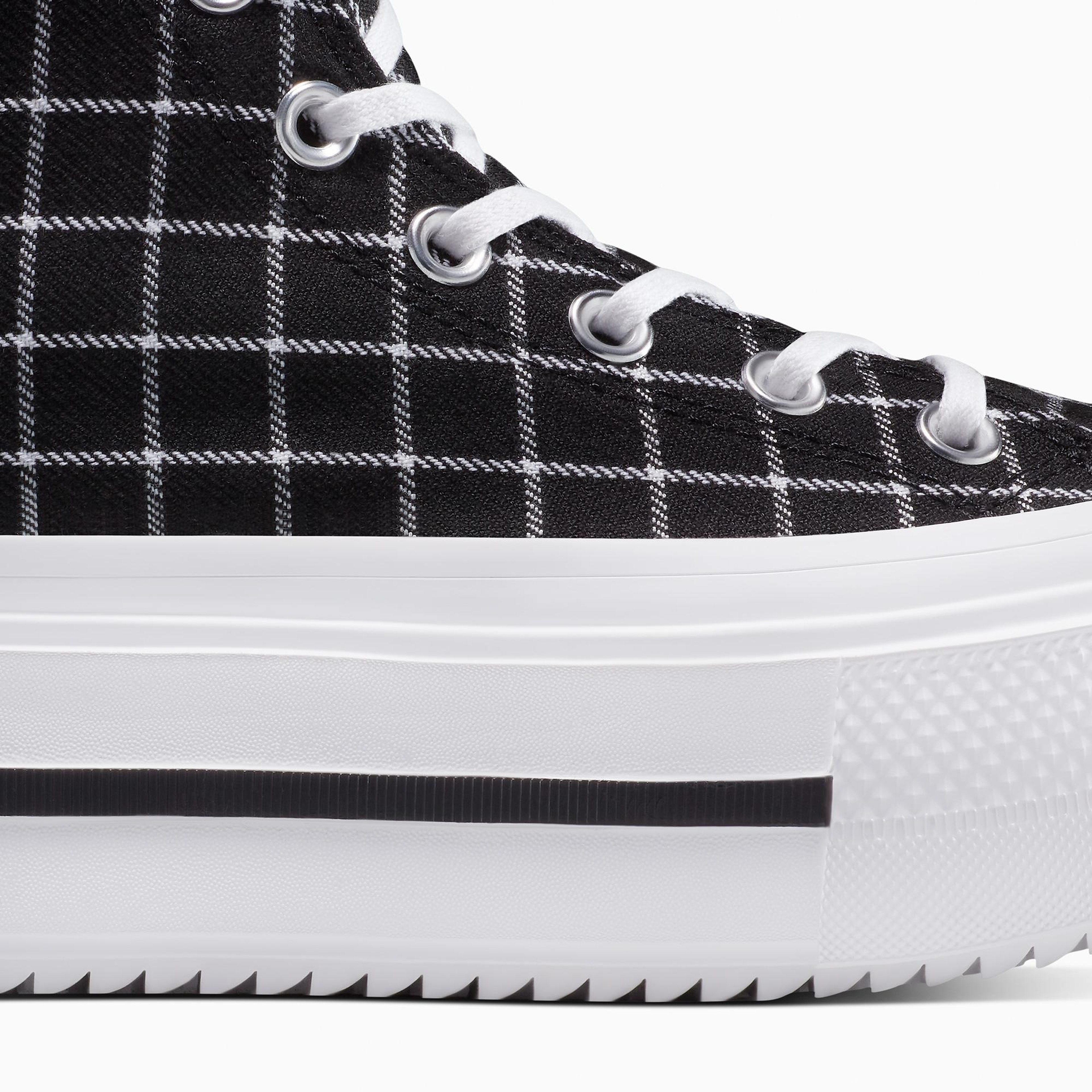 Converse Chuck Taylor All Star Lift Double Stack Kadın Siyah Sneaker