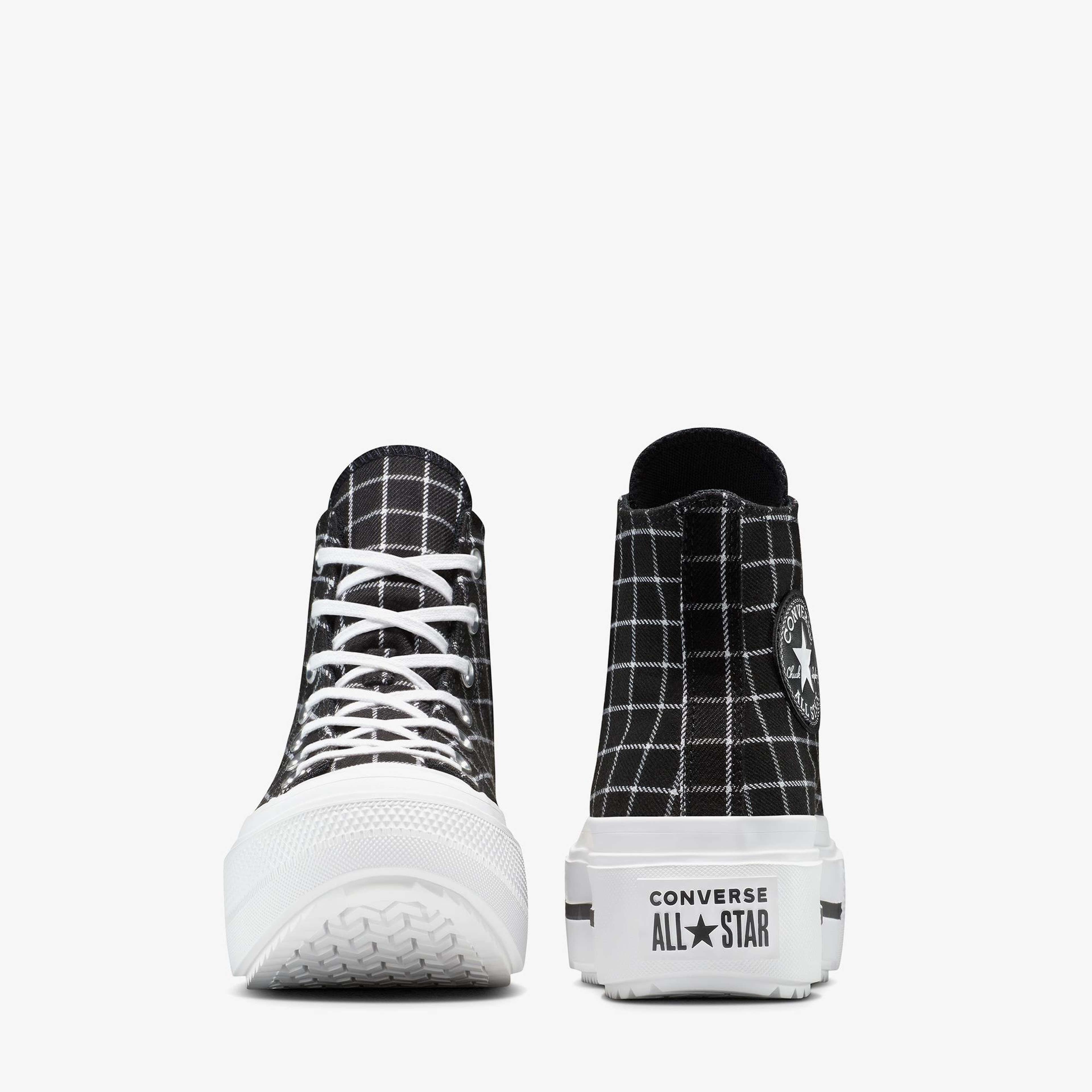 Converse Chuck Taylor All Star Lift Double Stack Kadın Siyah Sneaker