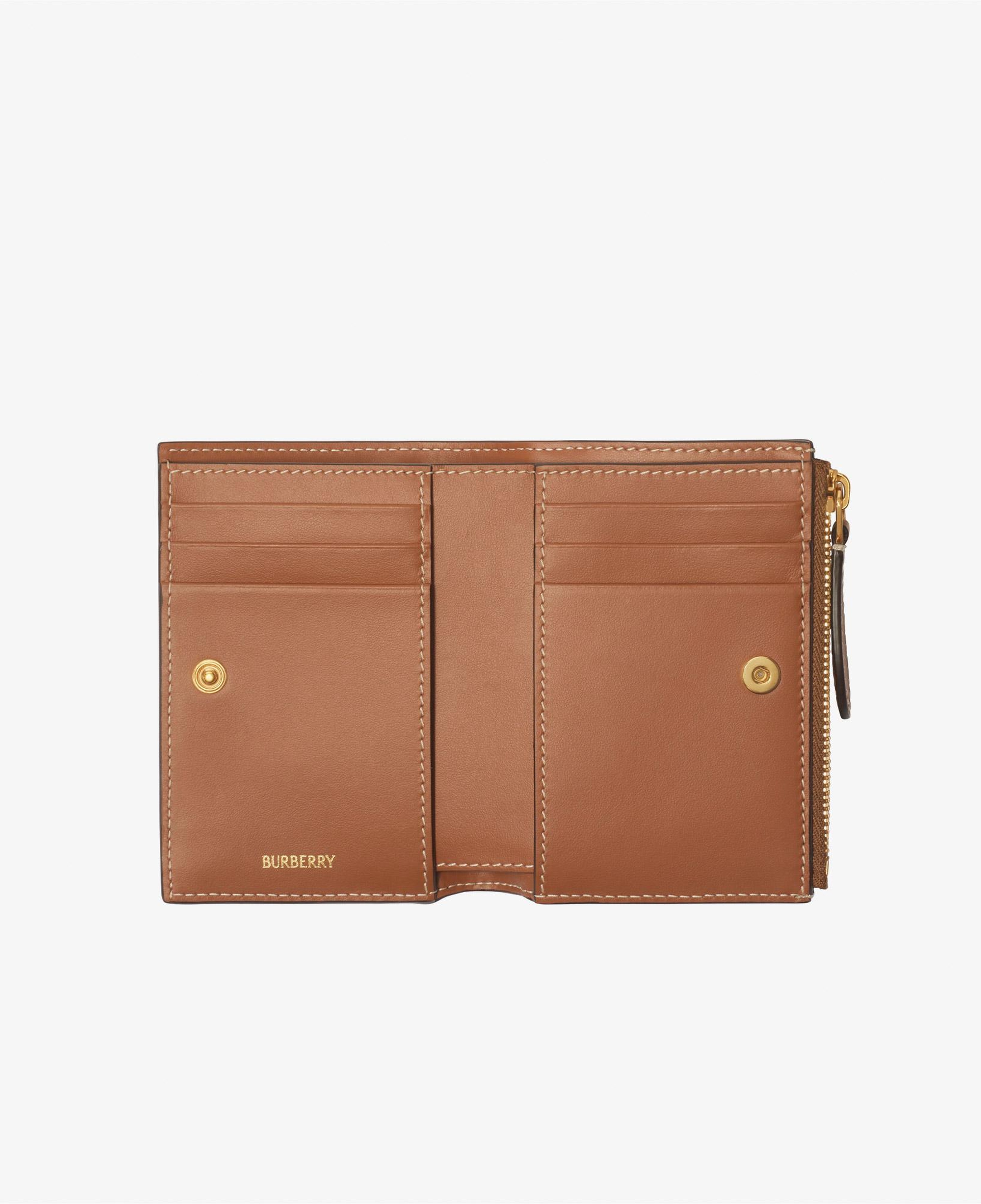 Burberry Small Check Bifold Kadın Bej Cüzdan