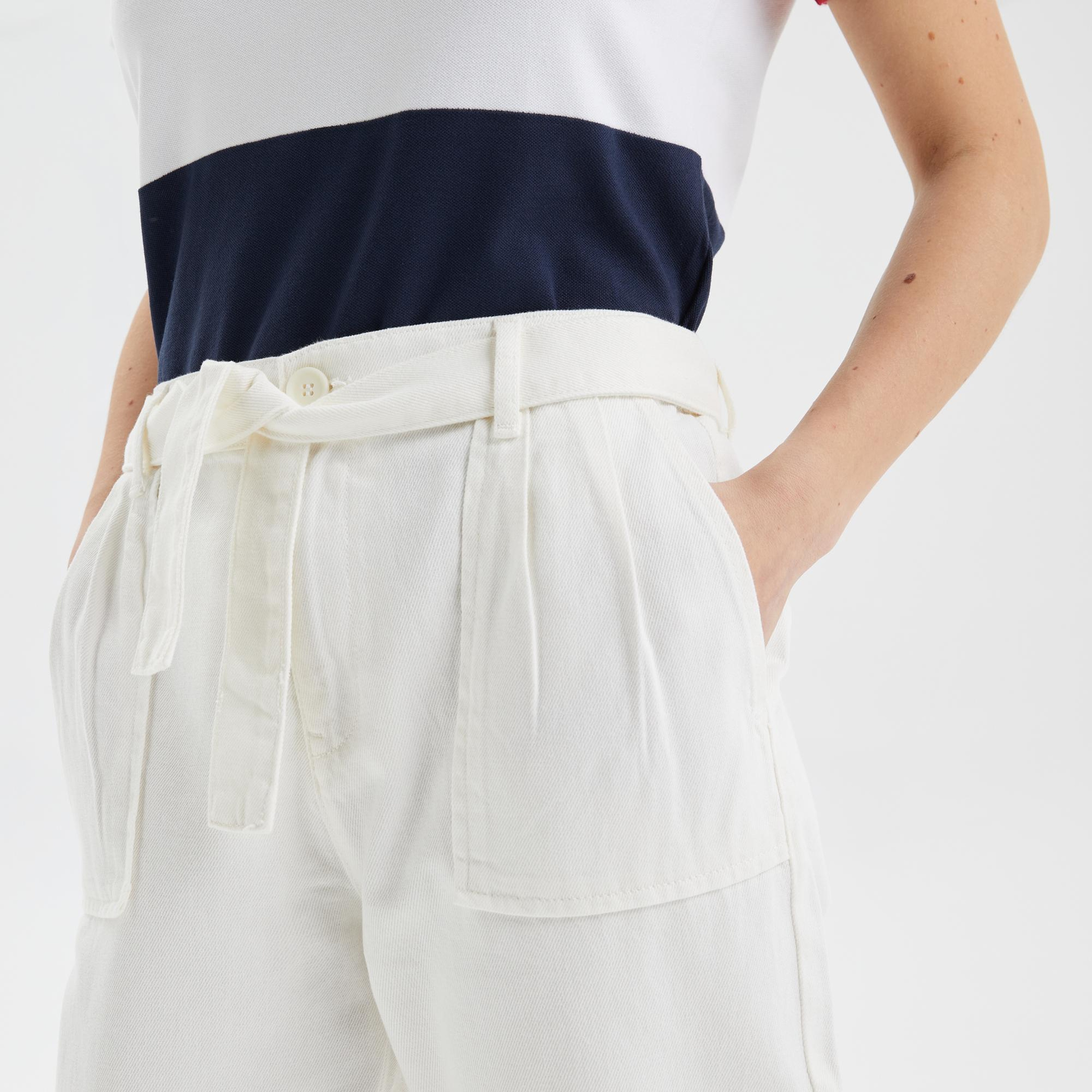 Nautica Kadın Krem Pantolon