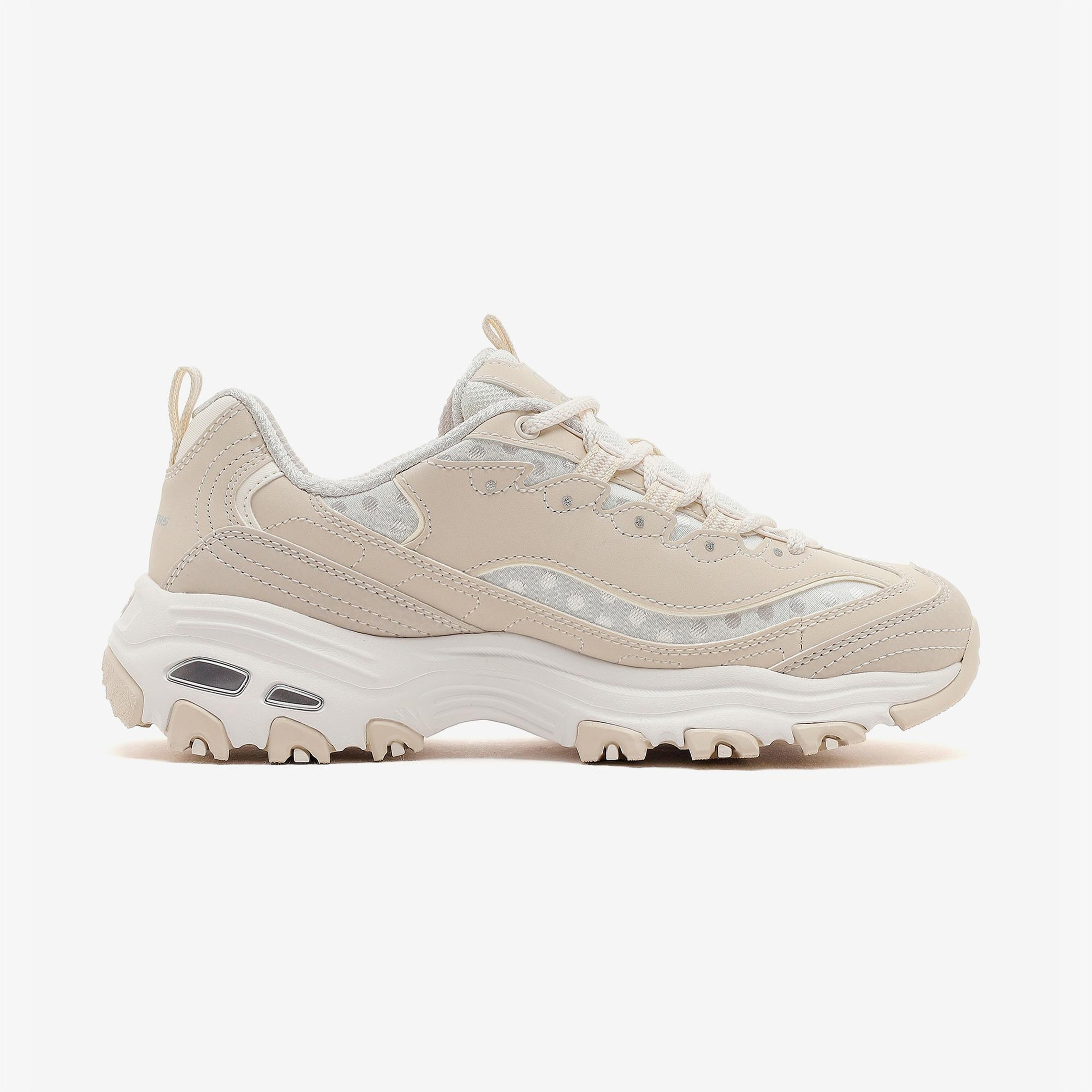 Skechers D'Lites Kadın Beyaz Sneaker