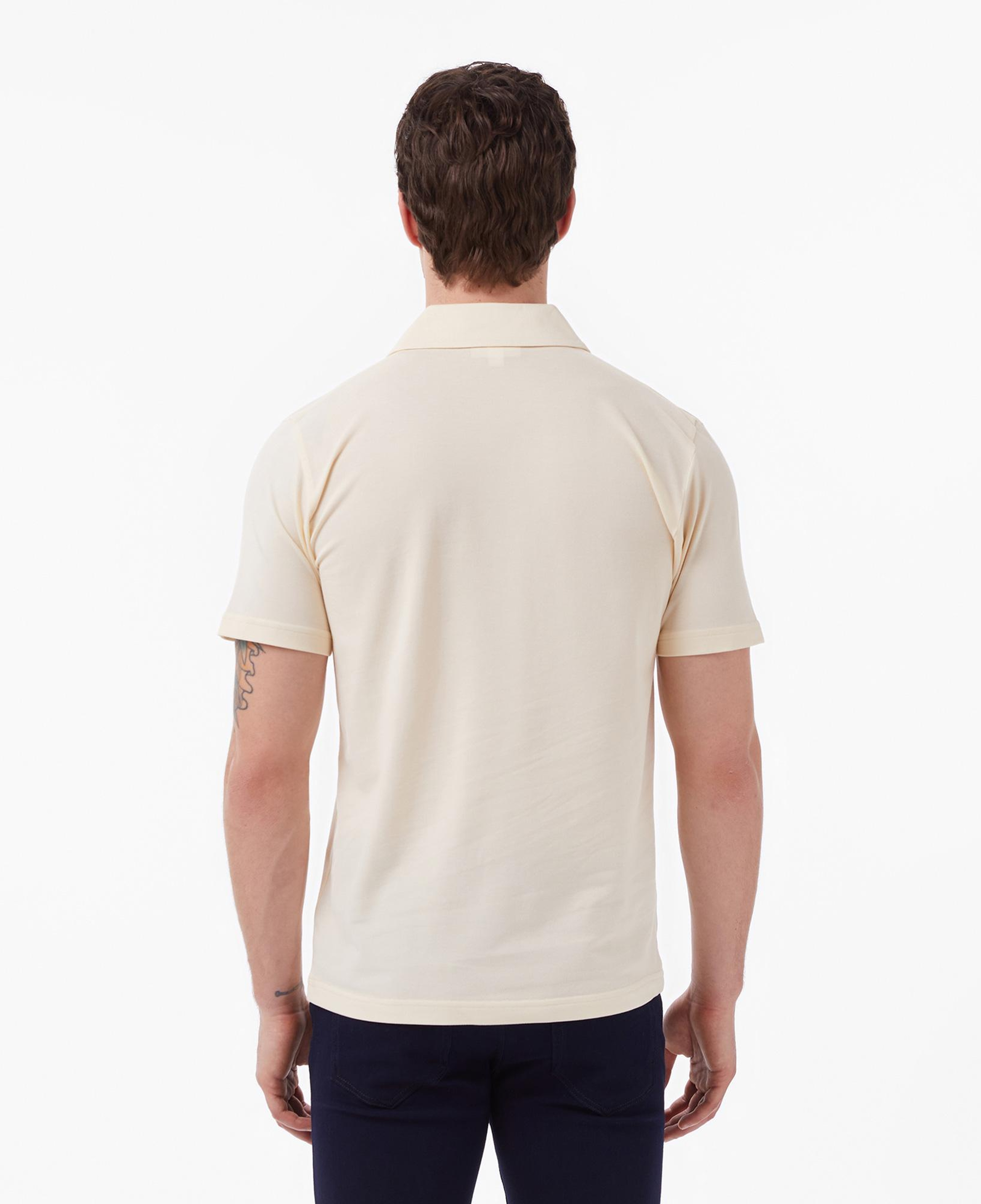 Erkek Regular Fit Krem Polo