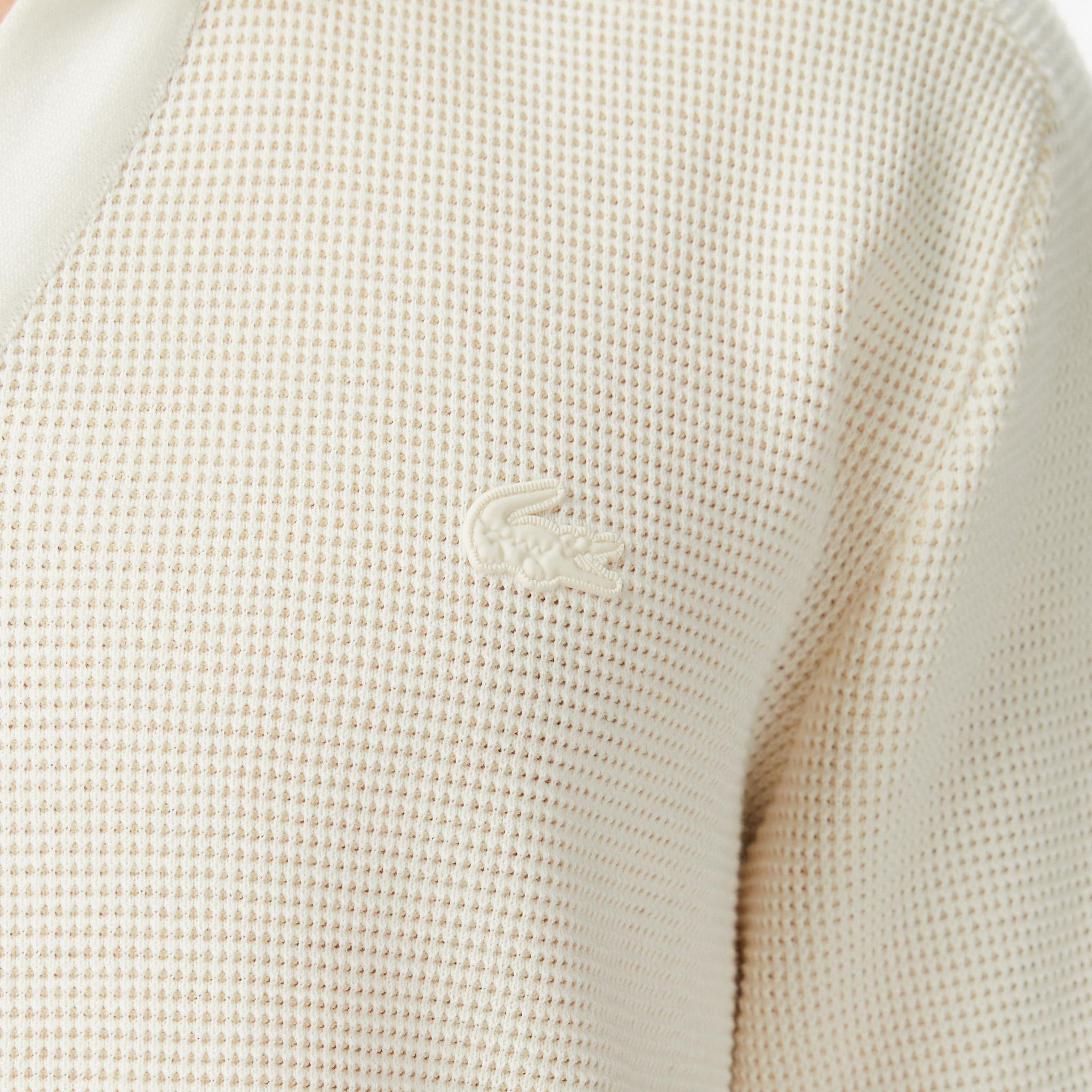Erkek Classic Fit Kısa Kollu Polo Yaka Bej Triko