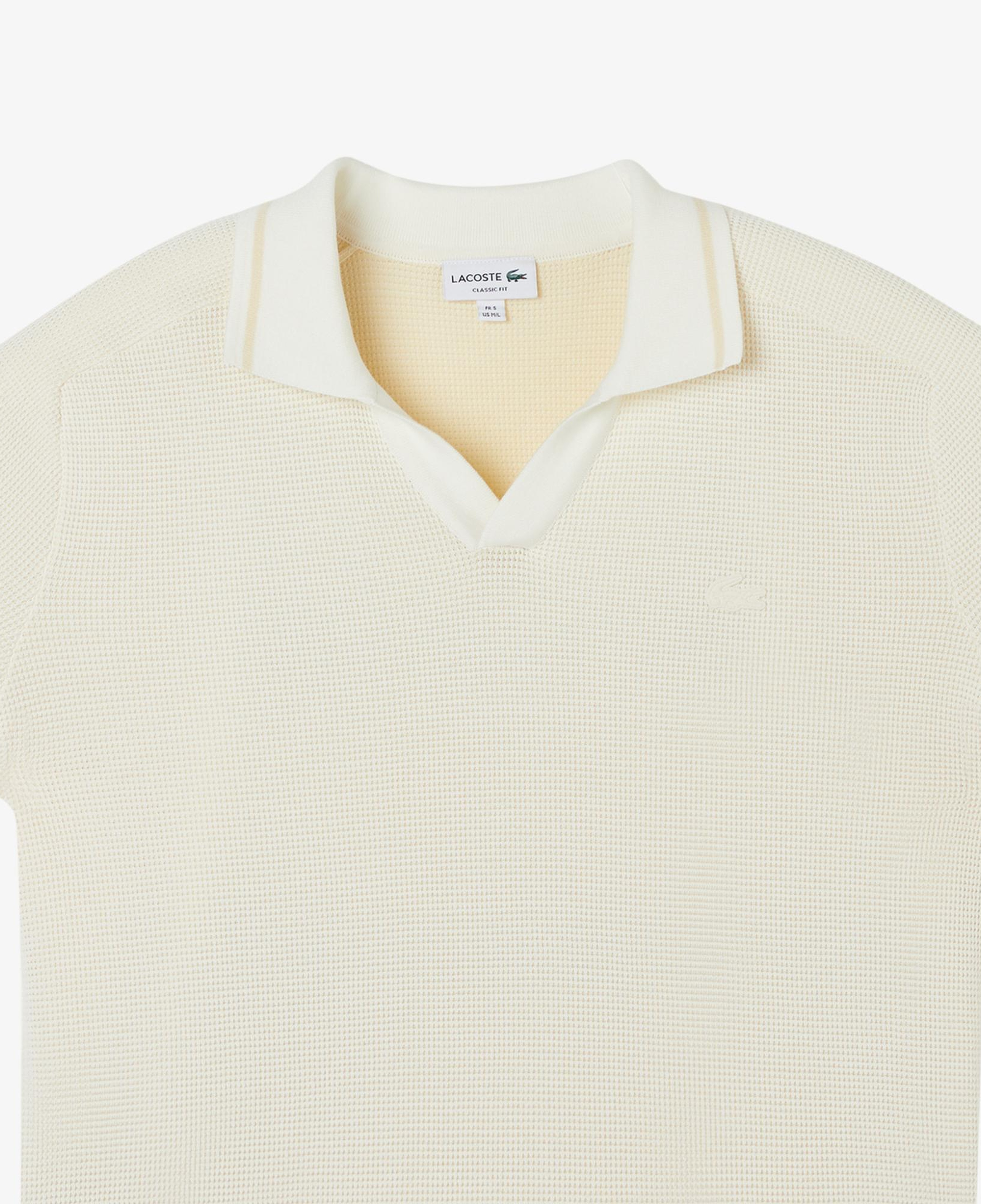 Erkek Classic Fit Kısa Kollu Polo Yaka Bej Triko
