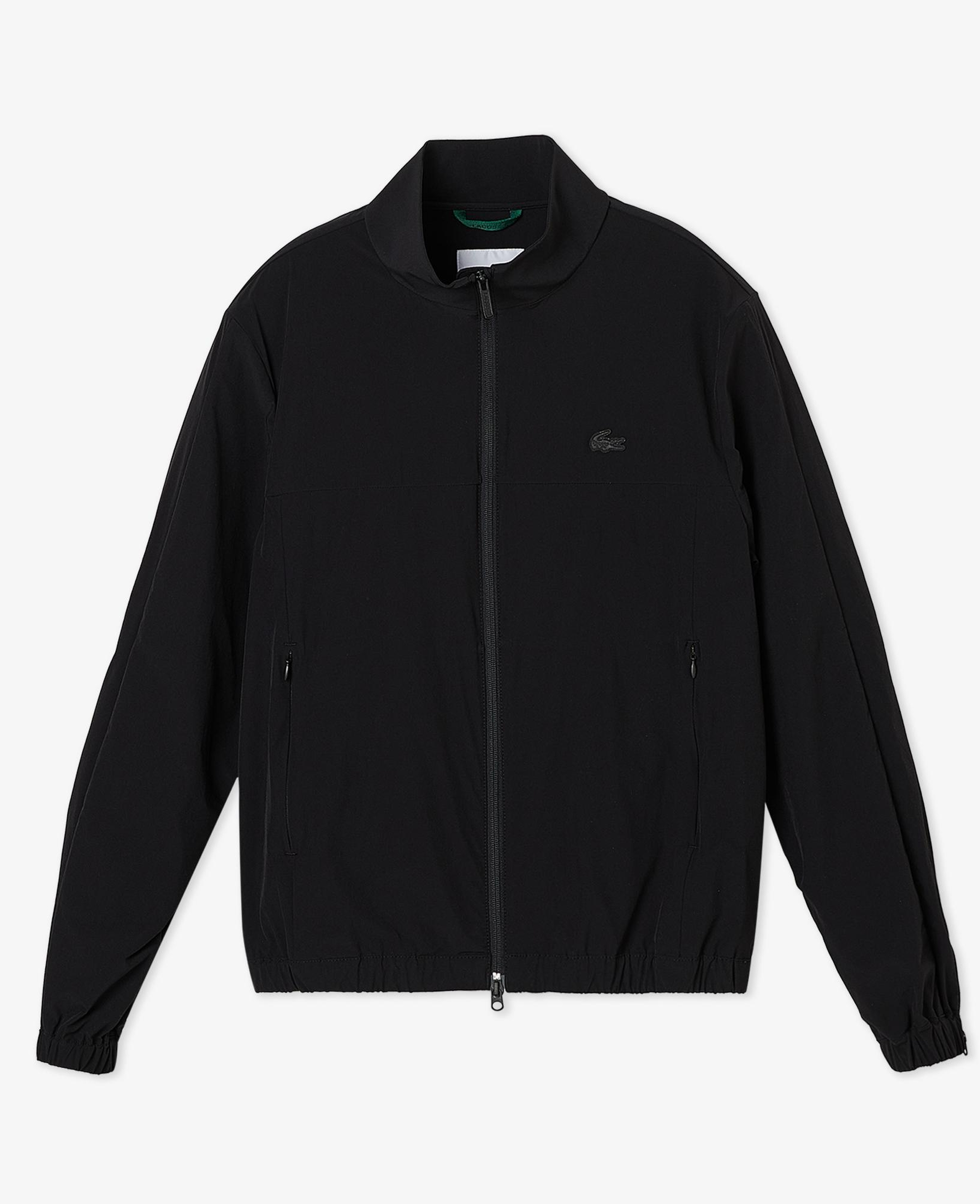 Erkek Regular Fit Dik Yaka Siyah Mont