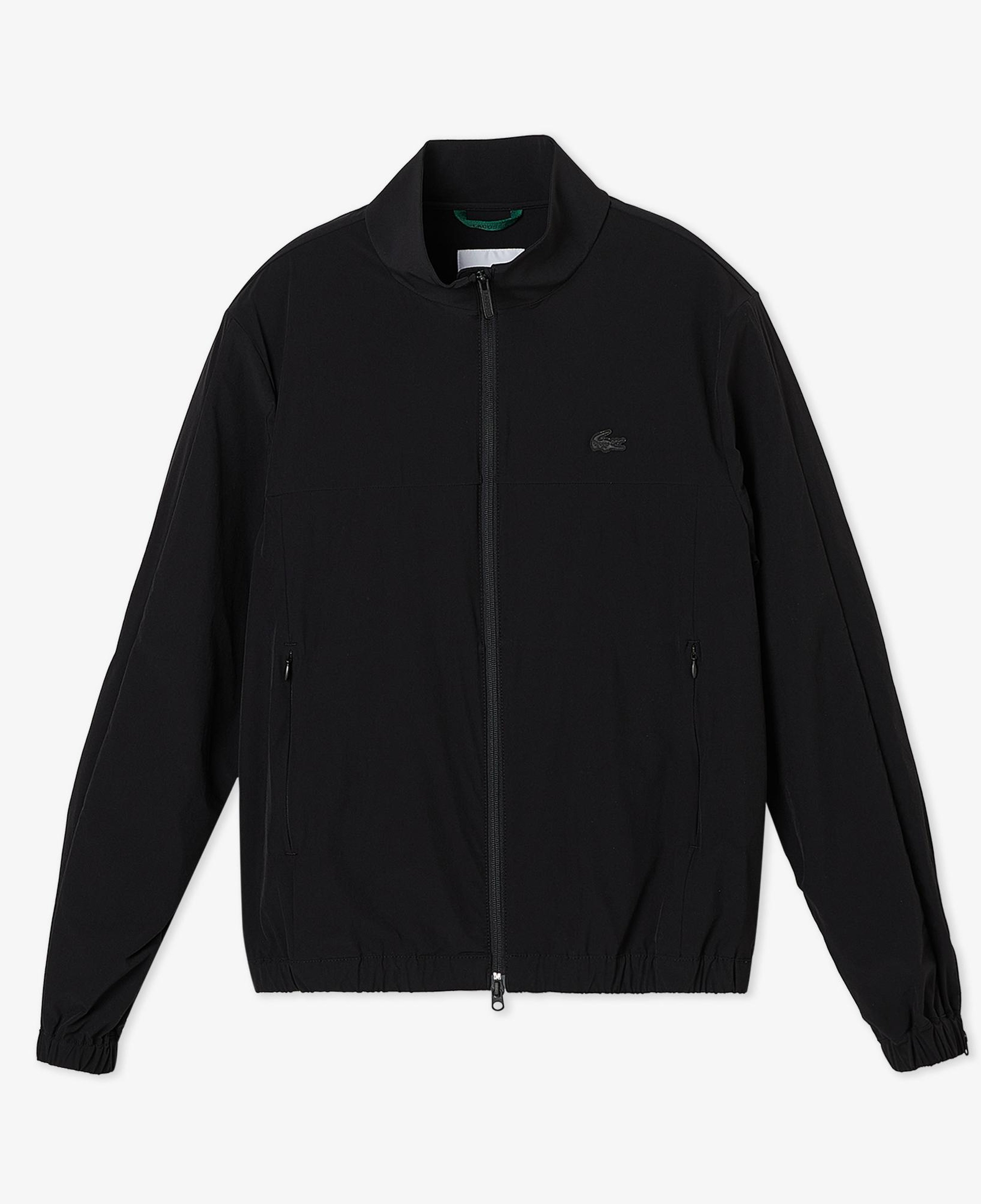 Erkek Regular Fit Dik Yaka Siyah Mont