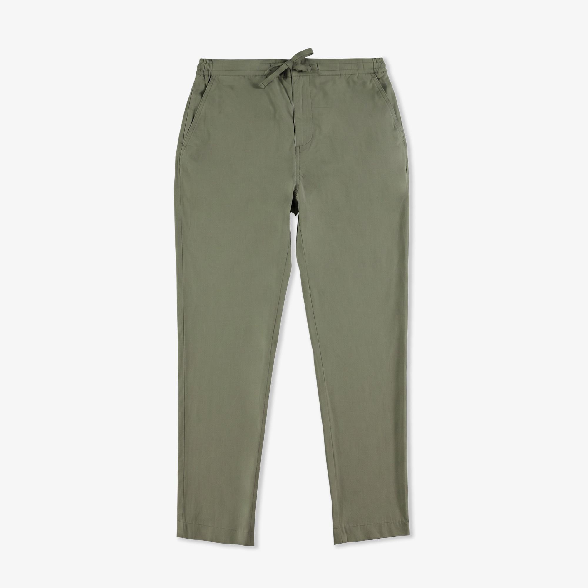 Erkek Regular Fit Haki Pantolon