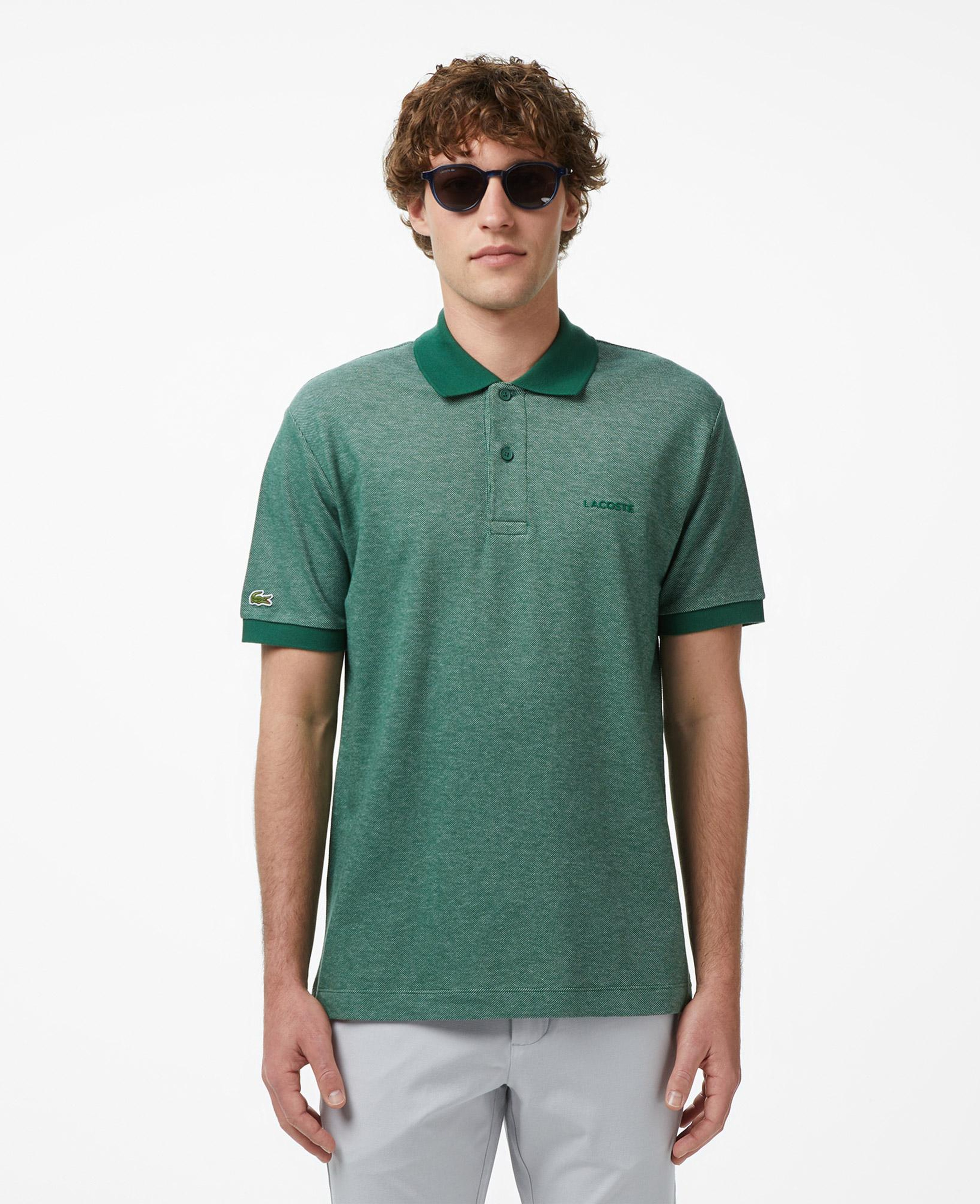 Erkek Relaxed Fit Koyu Yeşil Polo