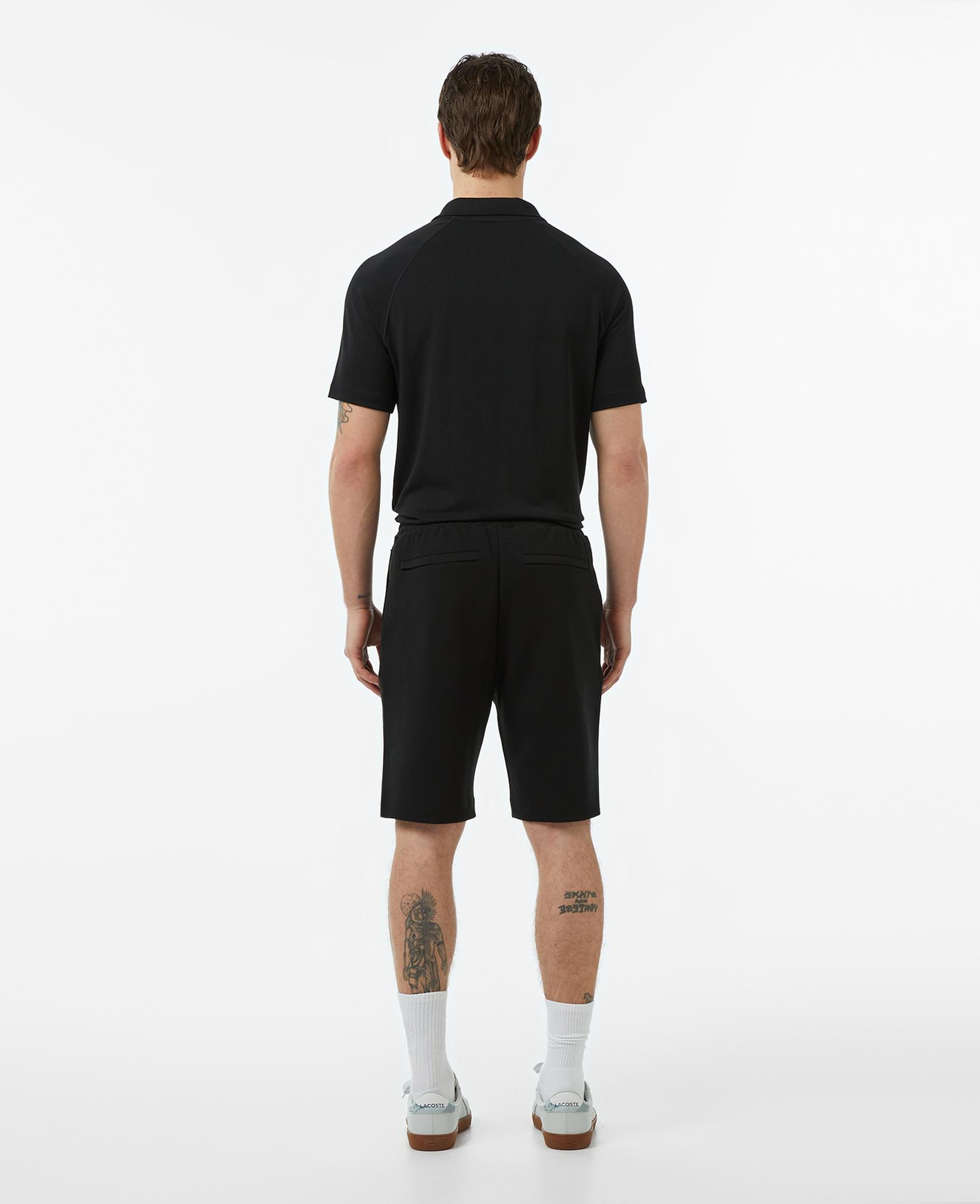 Erkek Regular Fit Siyah Şort