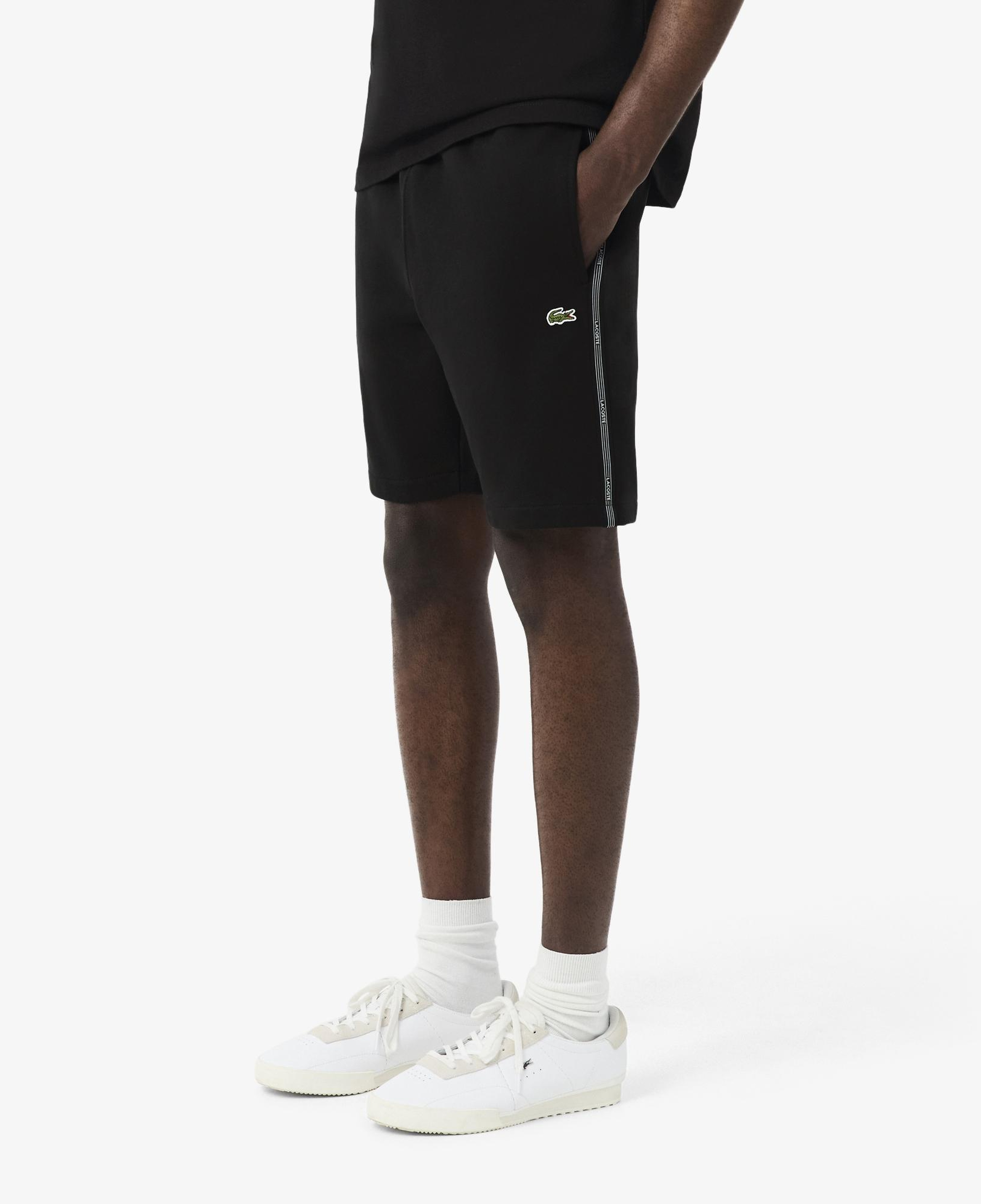 Erkek Regular Fit Siyah Şort
