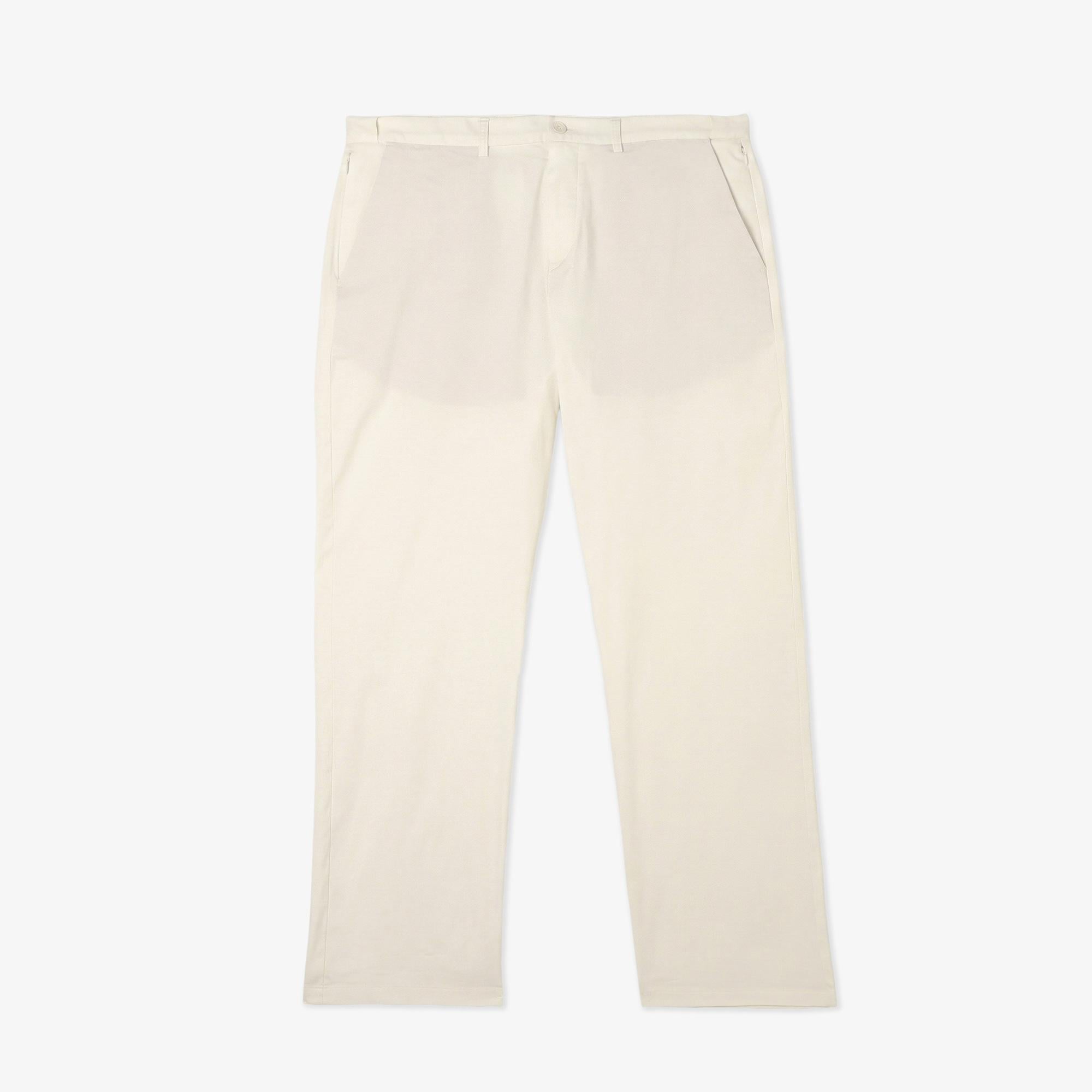 Erkek Regular Fit Krem Chino Pantolon