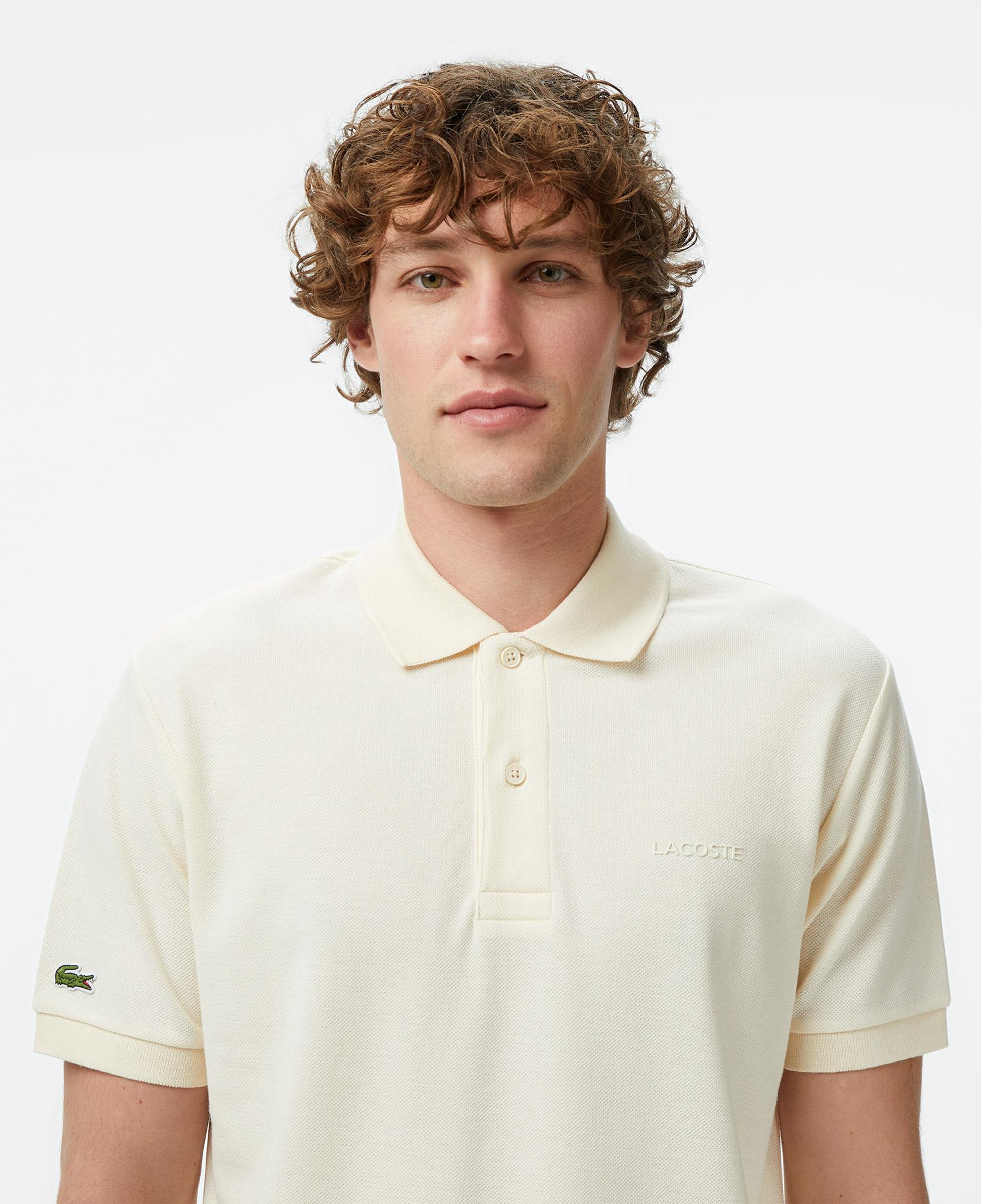 Erkek Relaxed Fit Krem Polo