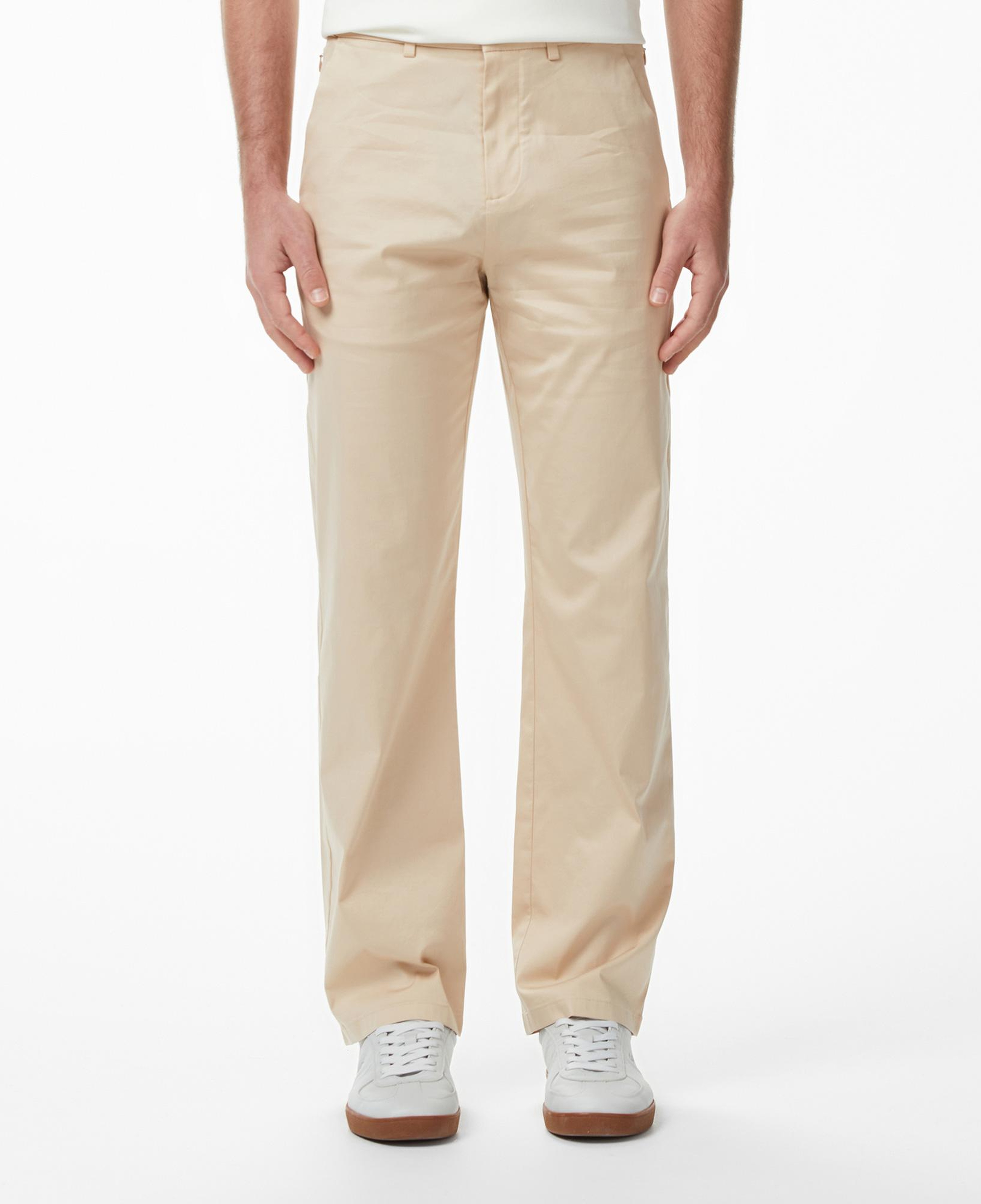 Erkek Regular Fit Bej Chino Pantolon