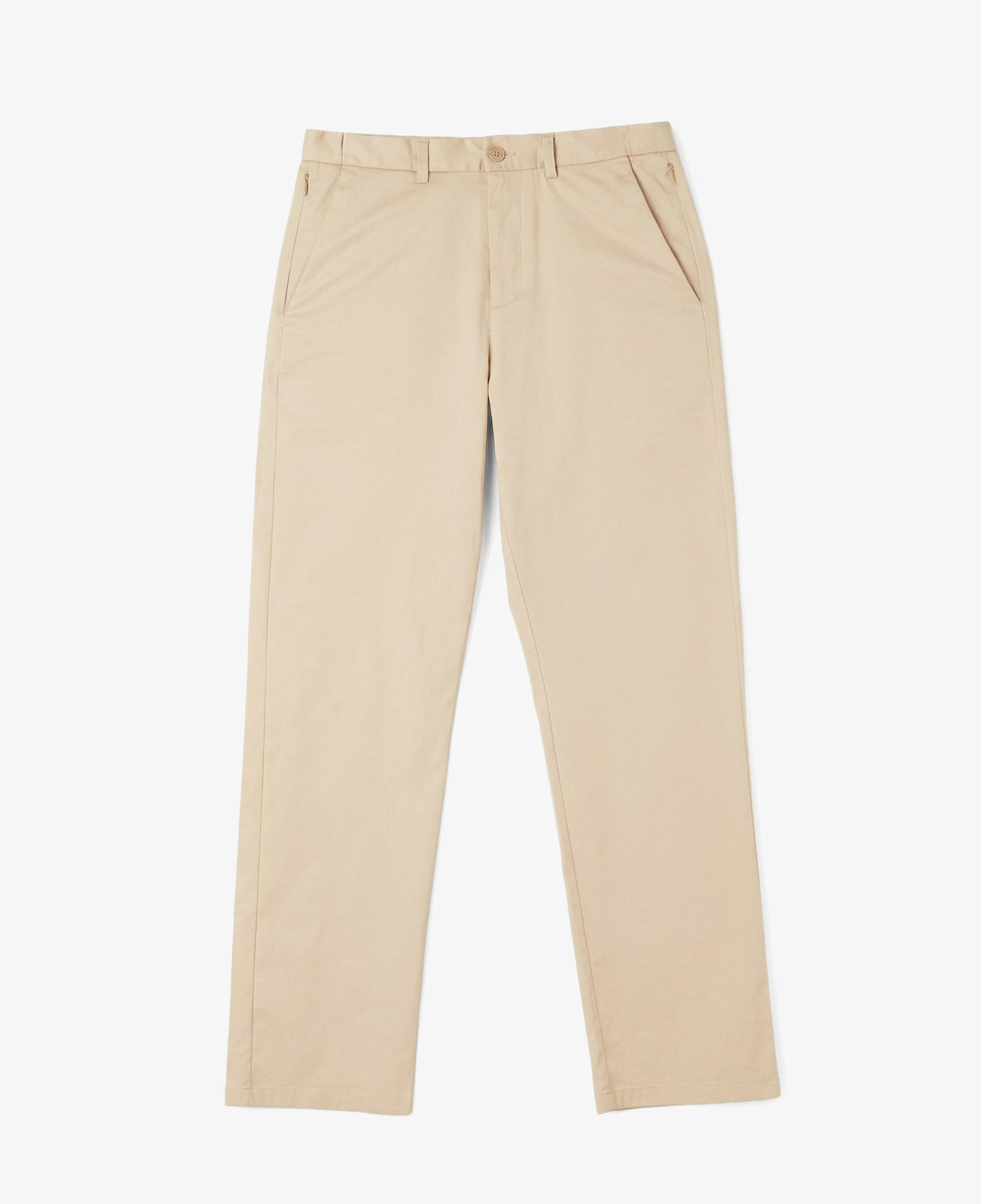 Erkek Regular Fit Bej Chino Pantolon