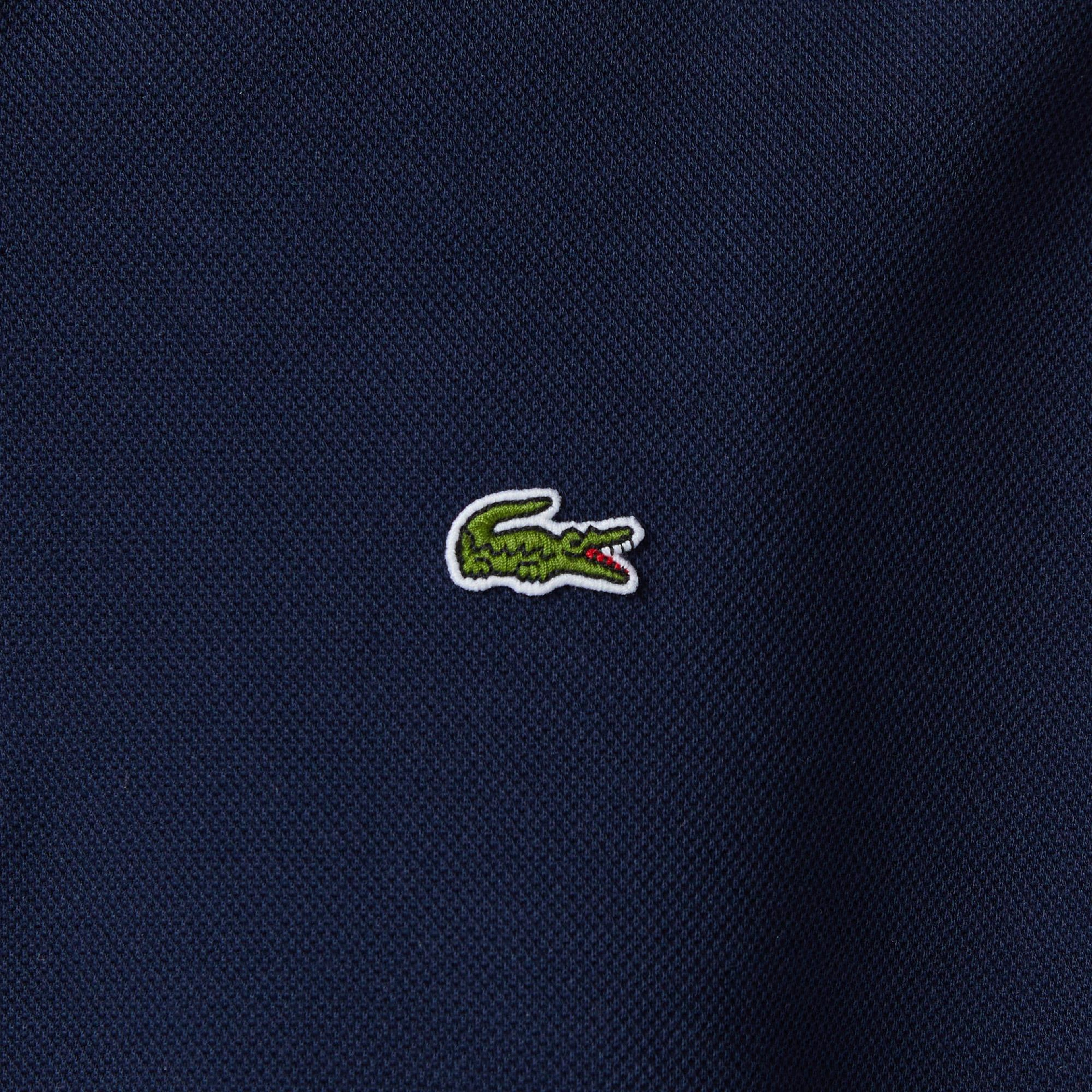 Kadın Loose Fit Polo Yaka Lacivert Sweatshirt