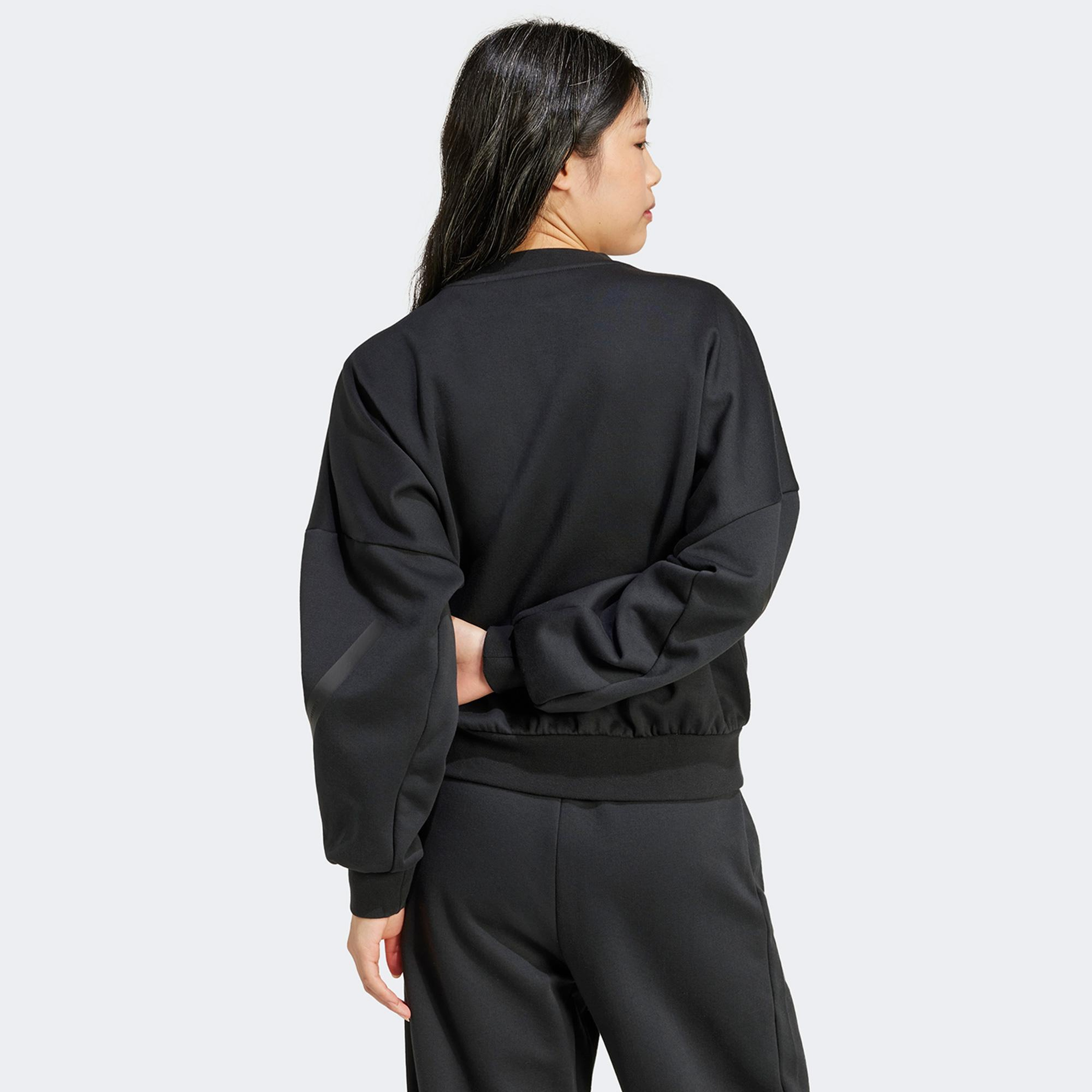 adidas Z.N.E. Kadın Siyah Günlük Sweatshirt
