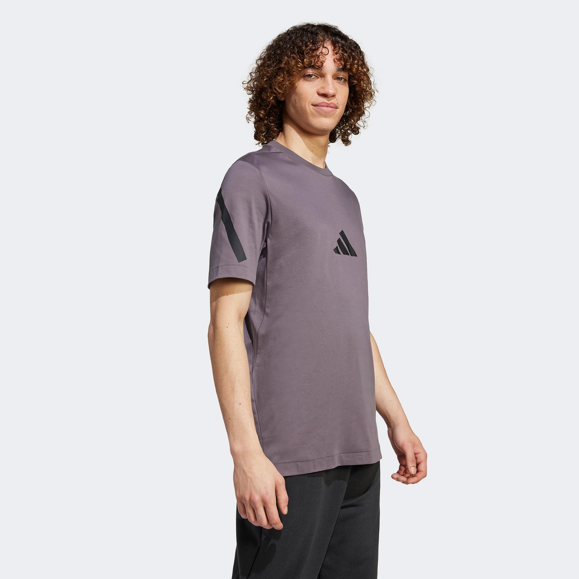 adidas Z.N.E. Erkek Mor Günlük T-Shirt