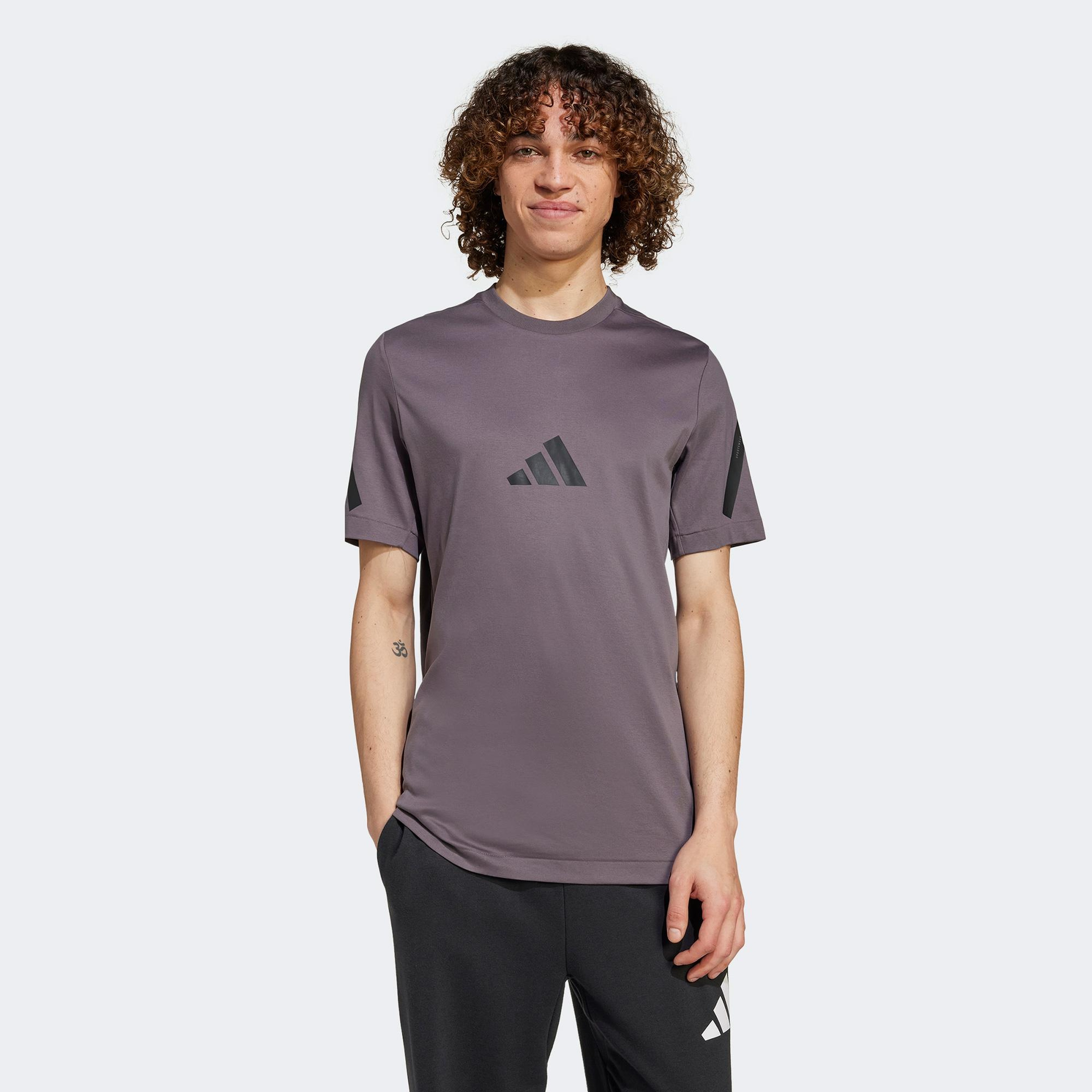 adidas Z.N.E. Erkek Mor Günlük T-Shirt