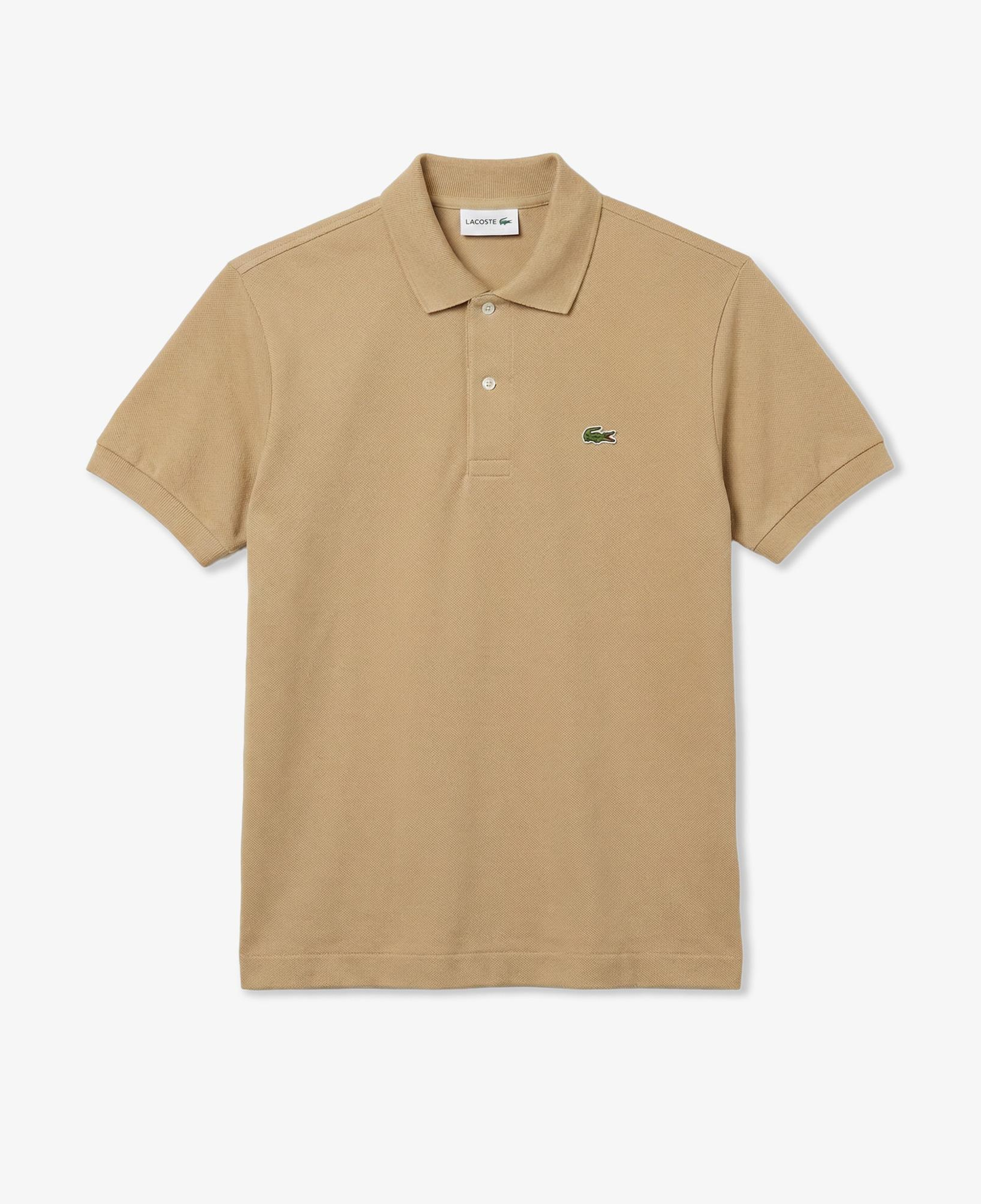L.12.12 Erkek Classic Fit Açık Kahverengi Polo