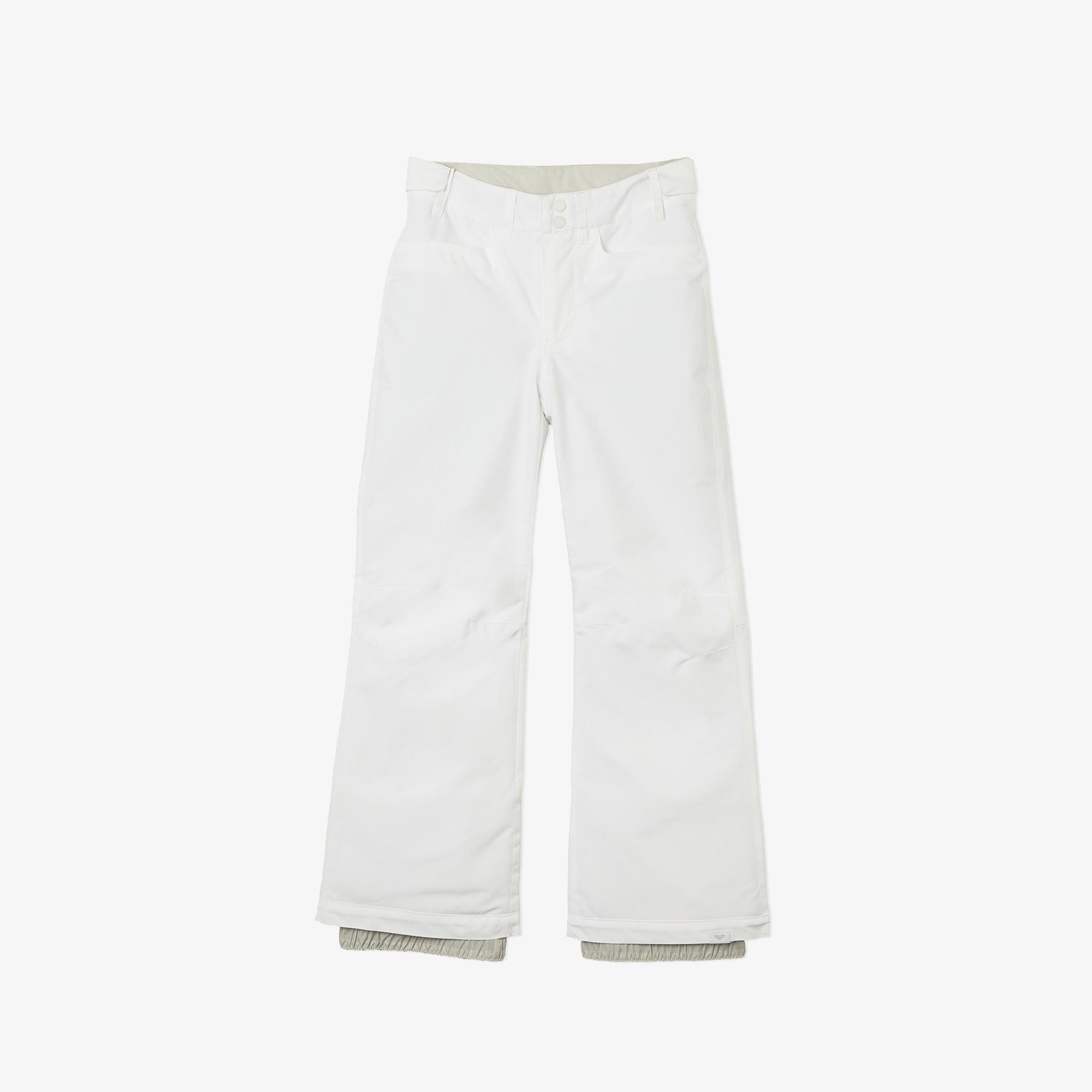 Roxy Backyard Pt Çocuk Beyaz Snowboard Pantolonu