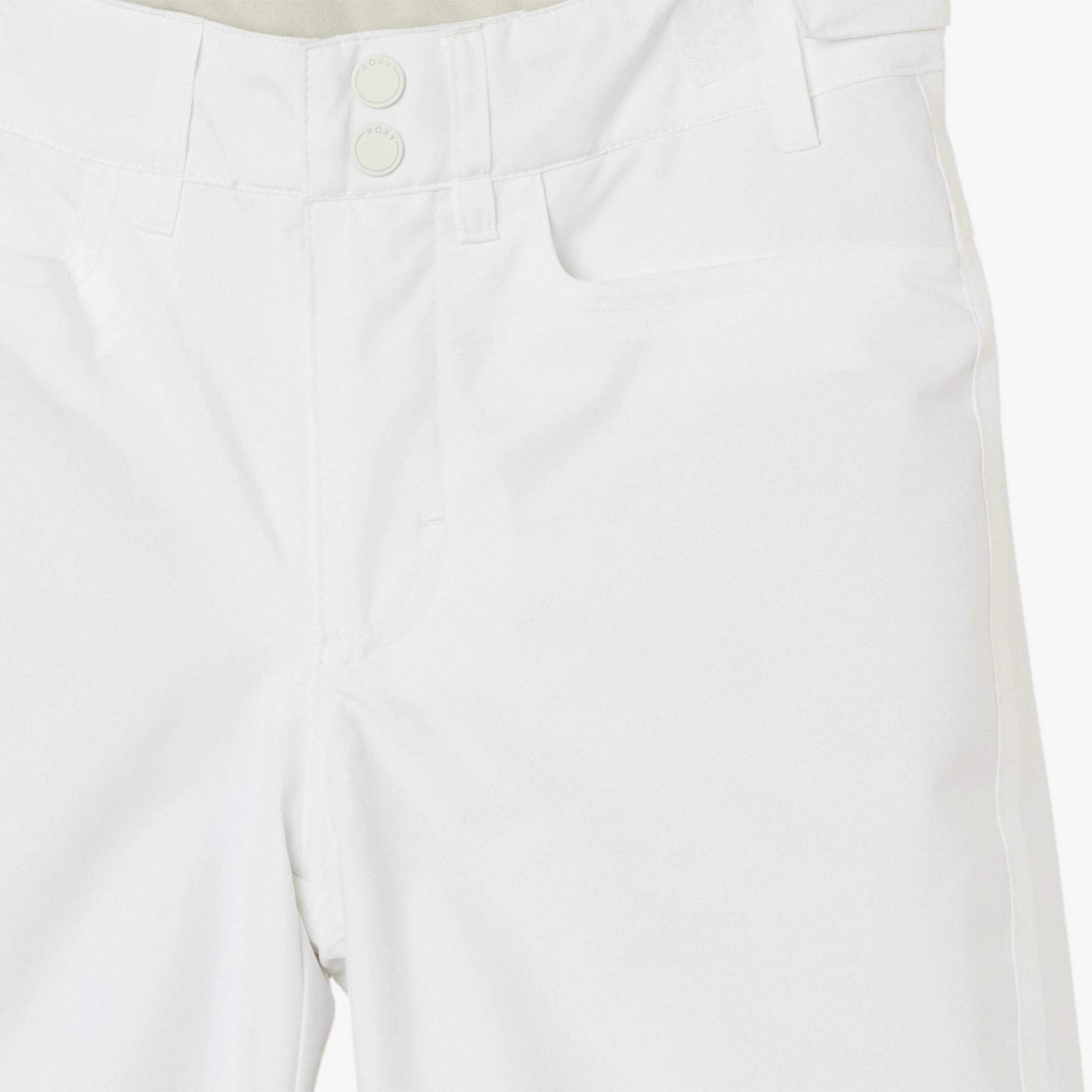 Roxy Backyard Pt Çocuk Beyaz Snowboard Pantolonu