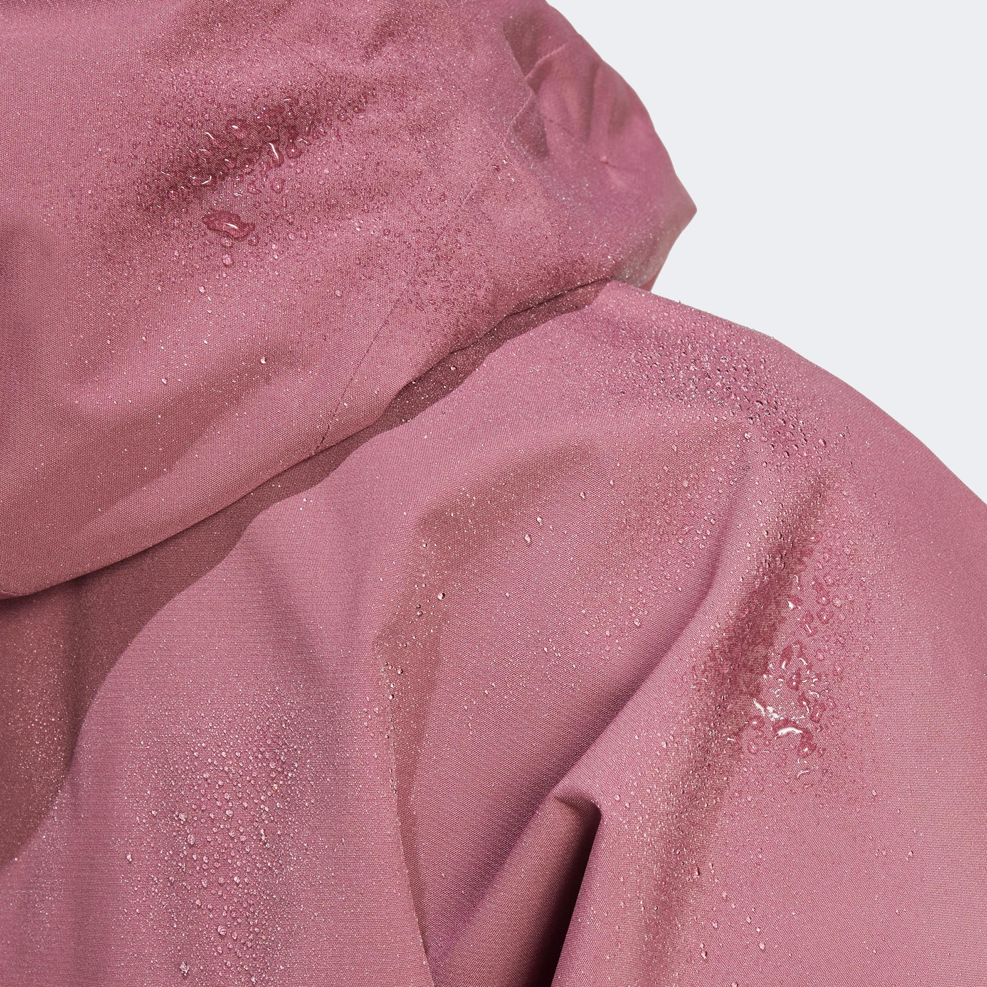 adidas Terrex Xperior 2L Lined Rain Rdy Kadın Mor Yağmurluk