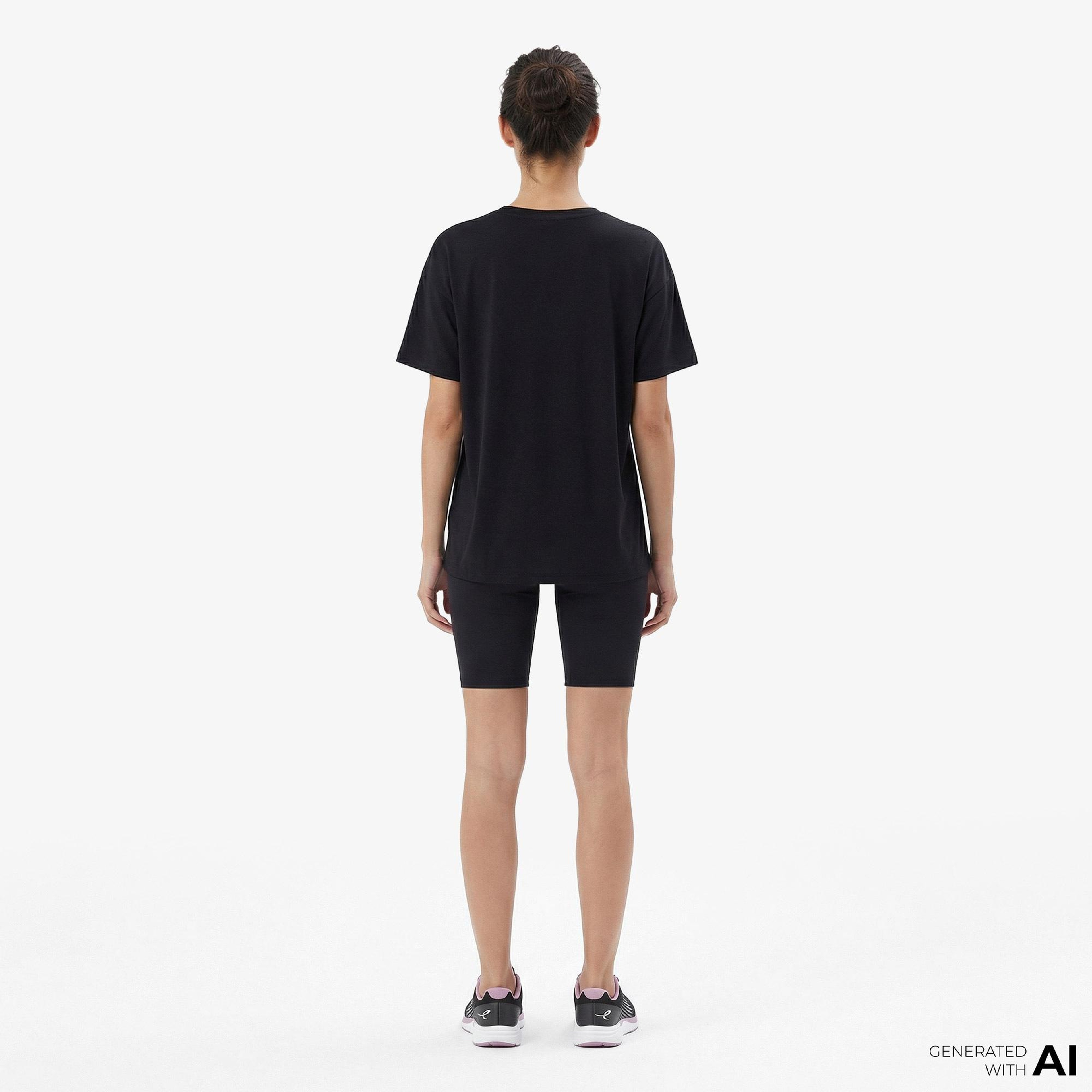 Energetics Gilma Ss Kadın Siyah Antrenman T-Shirt