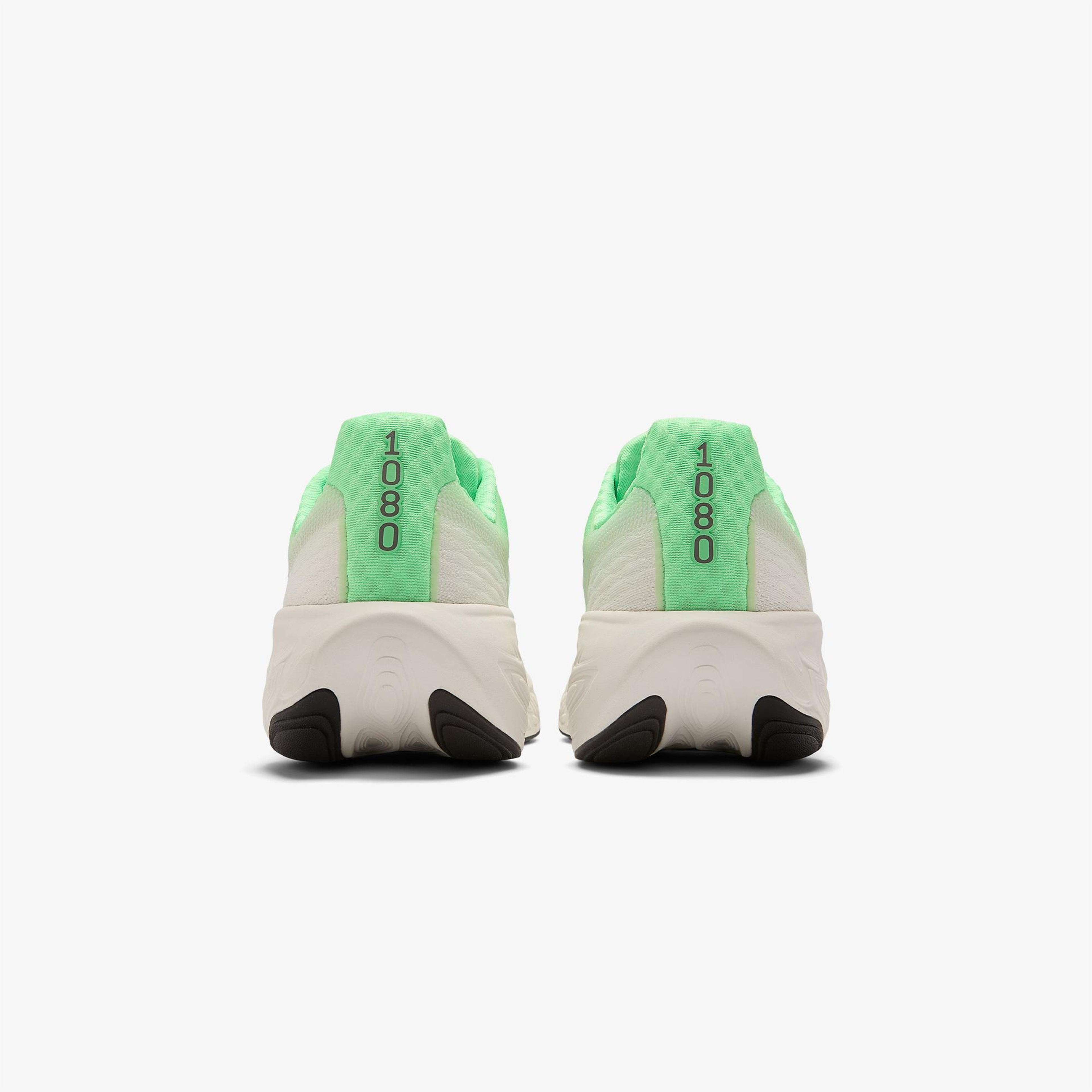 New Balance Fresh Foam X 1080 v14 Kadın Beyaz/Yeşil Koşu Ayakkabısı