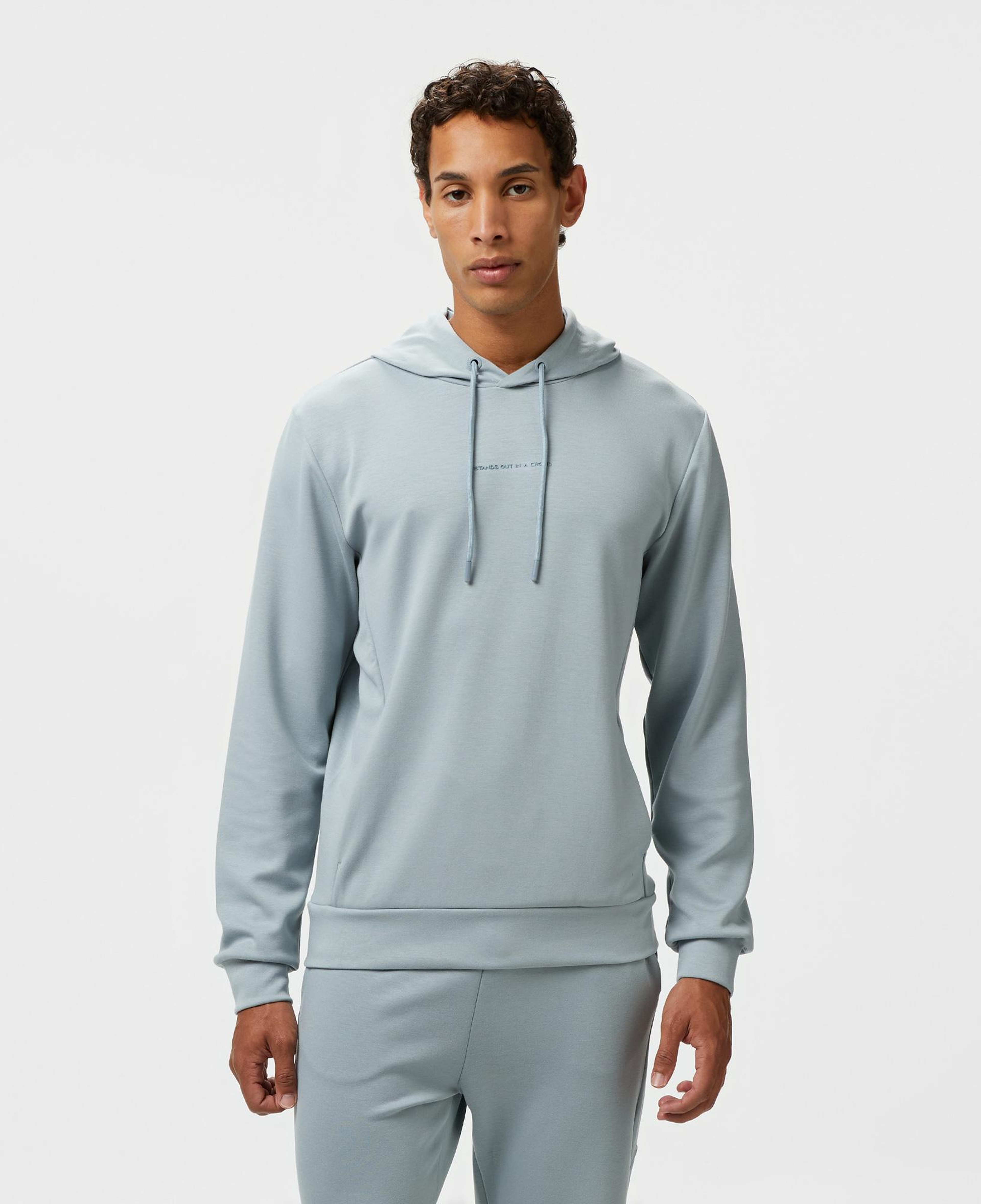 Sportempt Stm319 Erkek Gri Hoodie