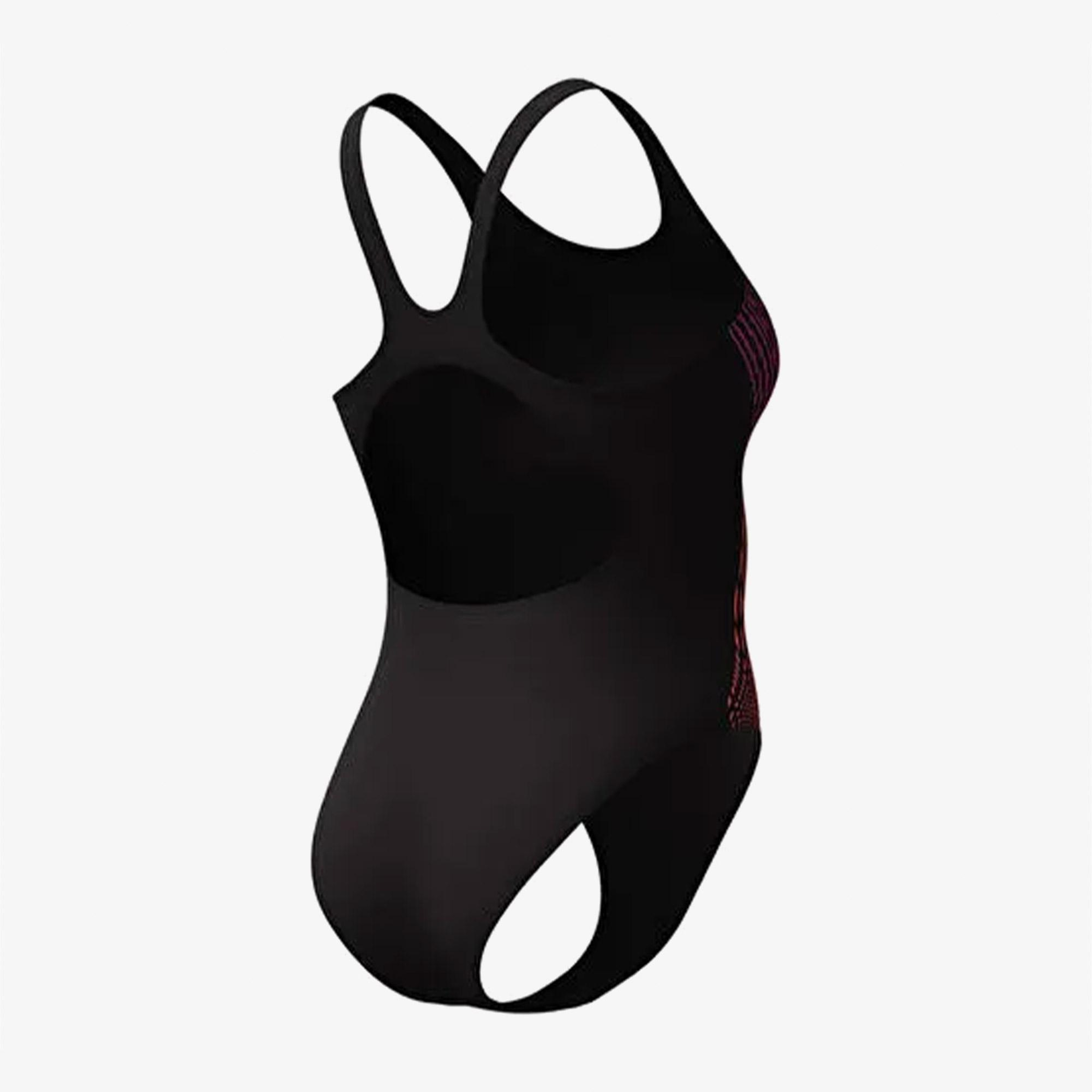 Speedo Placement Muscleback Kadın Mor Yüzücü Mayosu