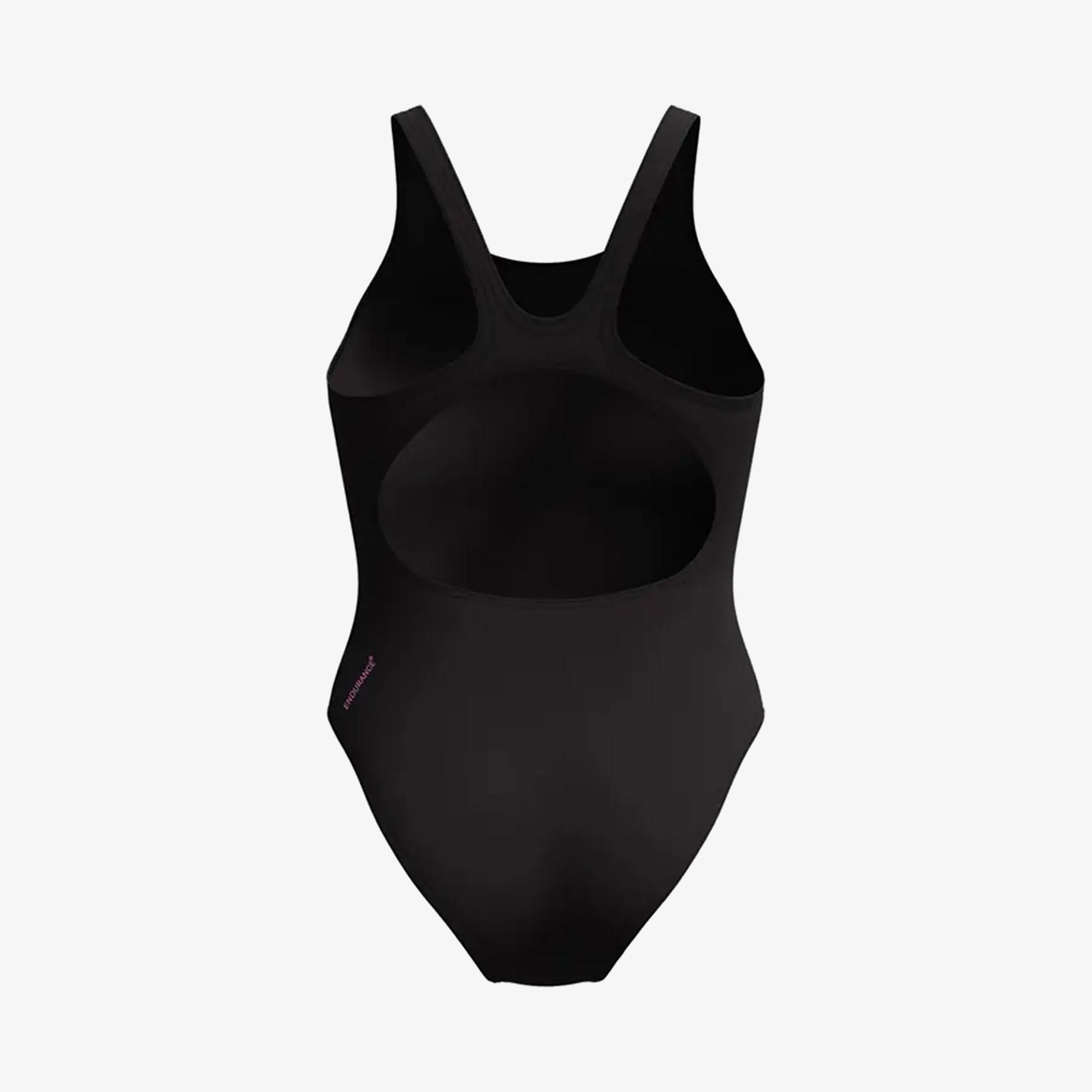 Speedo Placement Muscleback Kadın Mor Yüzücü Mayosu
