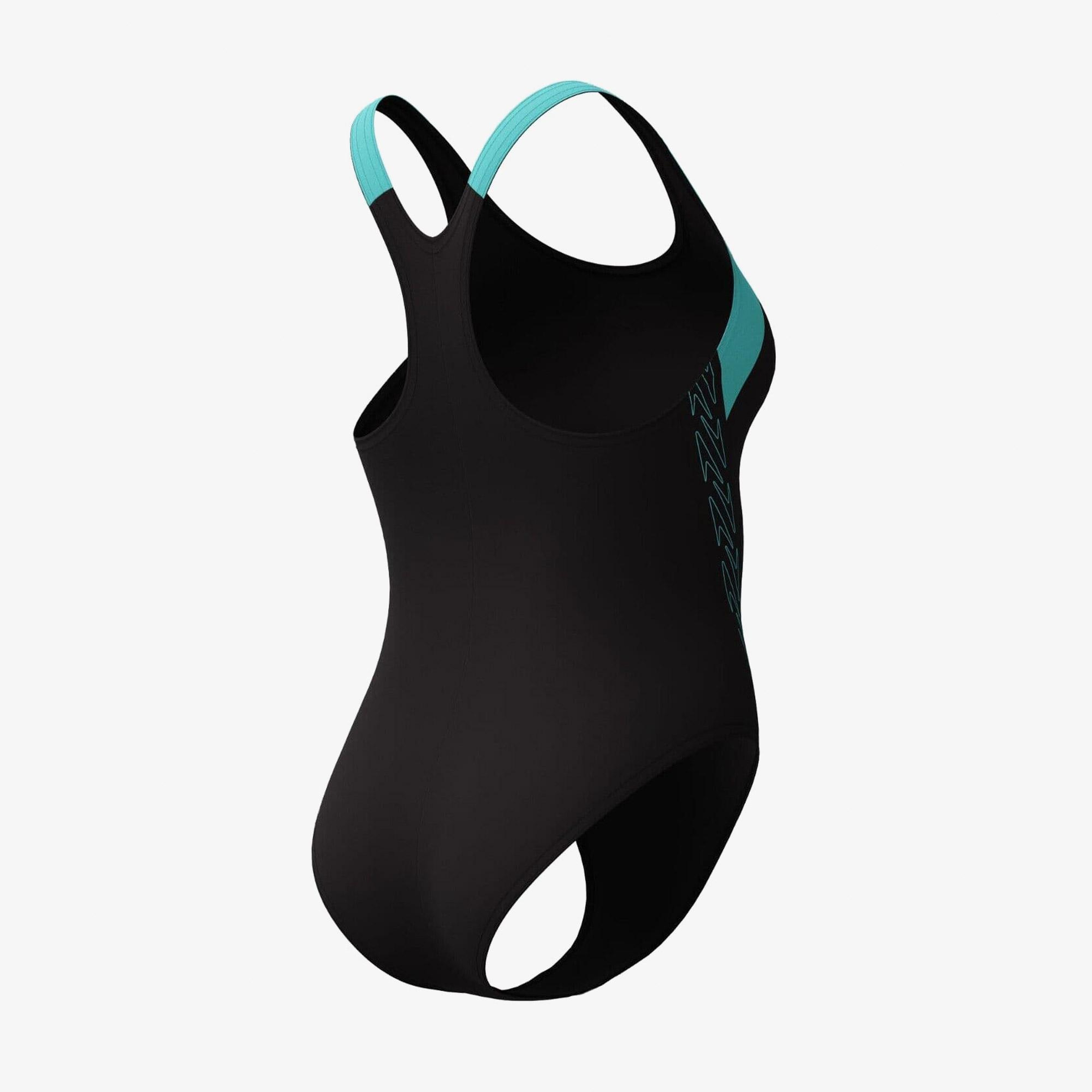 Speedo Splice Racerback Kadın Mavi Mayo