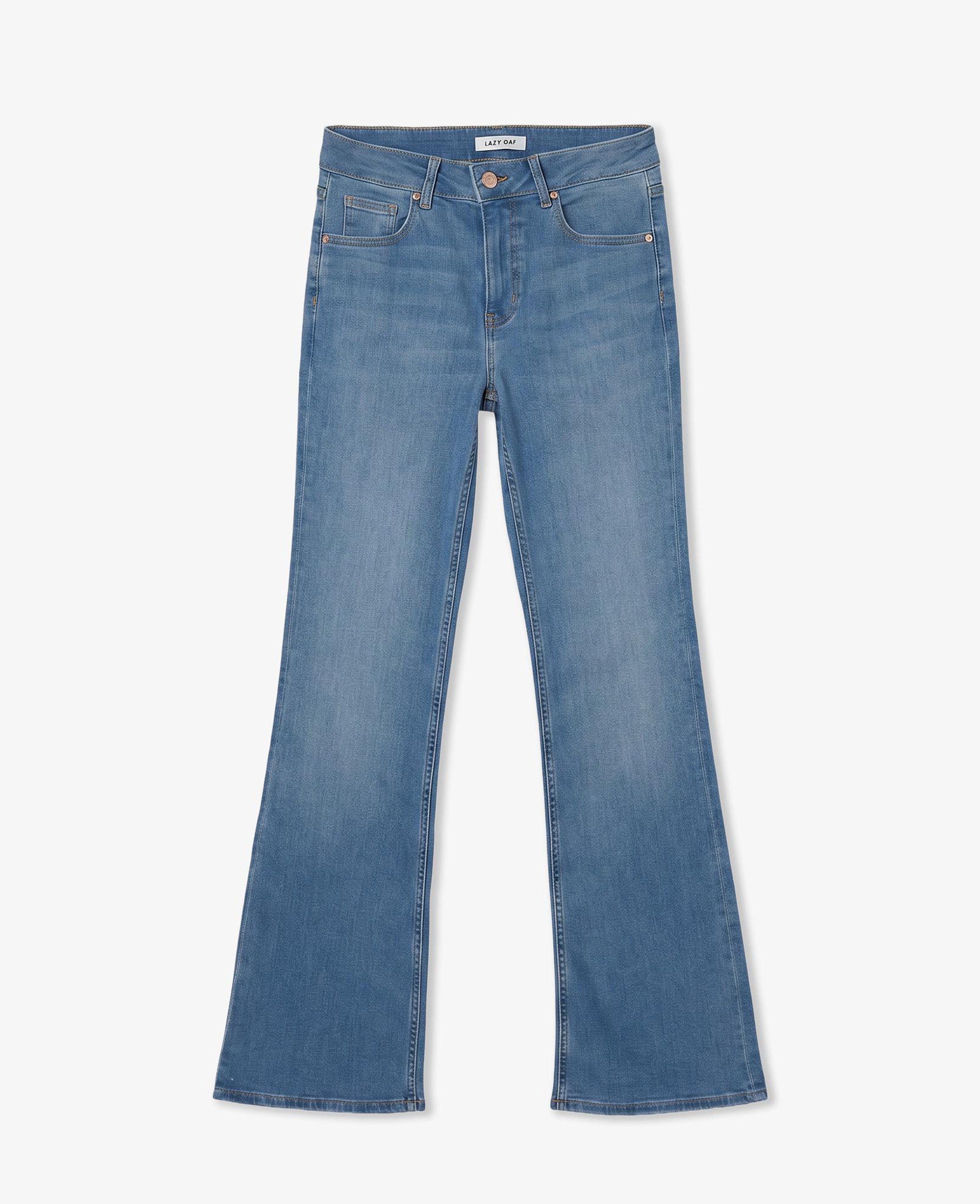 Kadın Slim Fit Mavi Jean Pantolon
