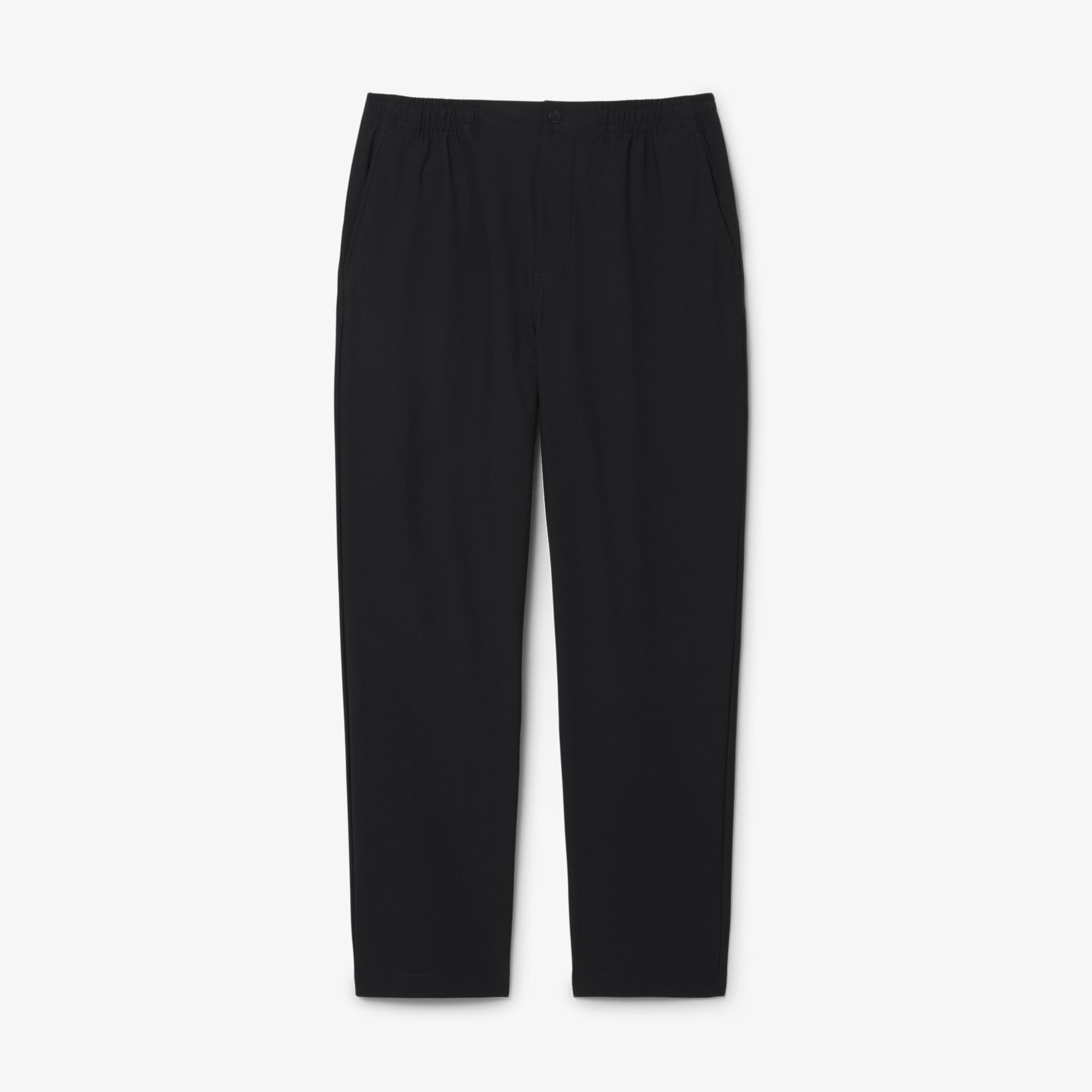 Erkek Regular Fit Siyah Pantolon