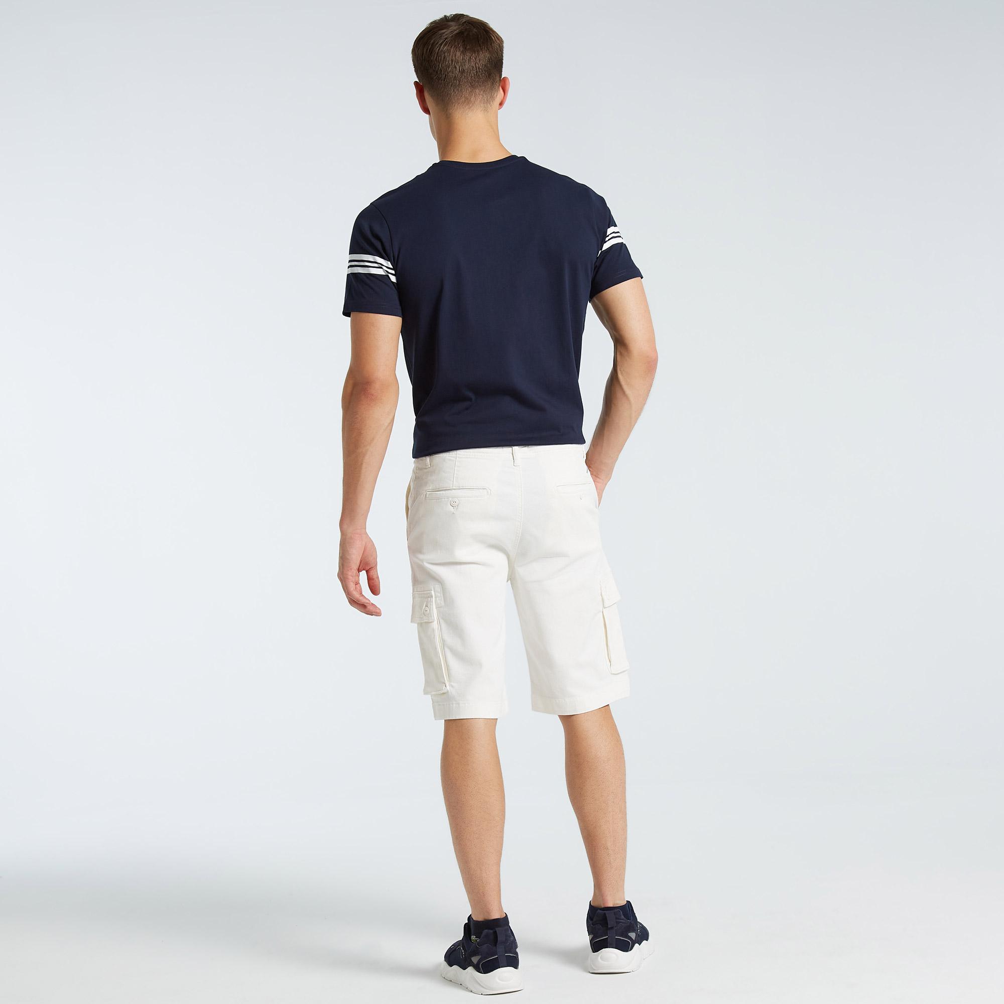Nautica Erkek Beyaz Bermuda Şort