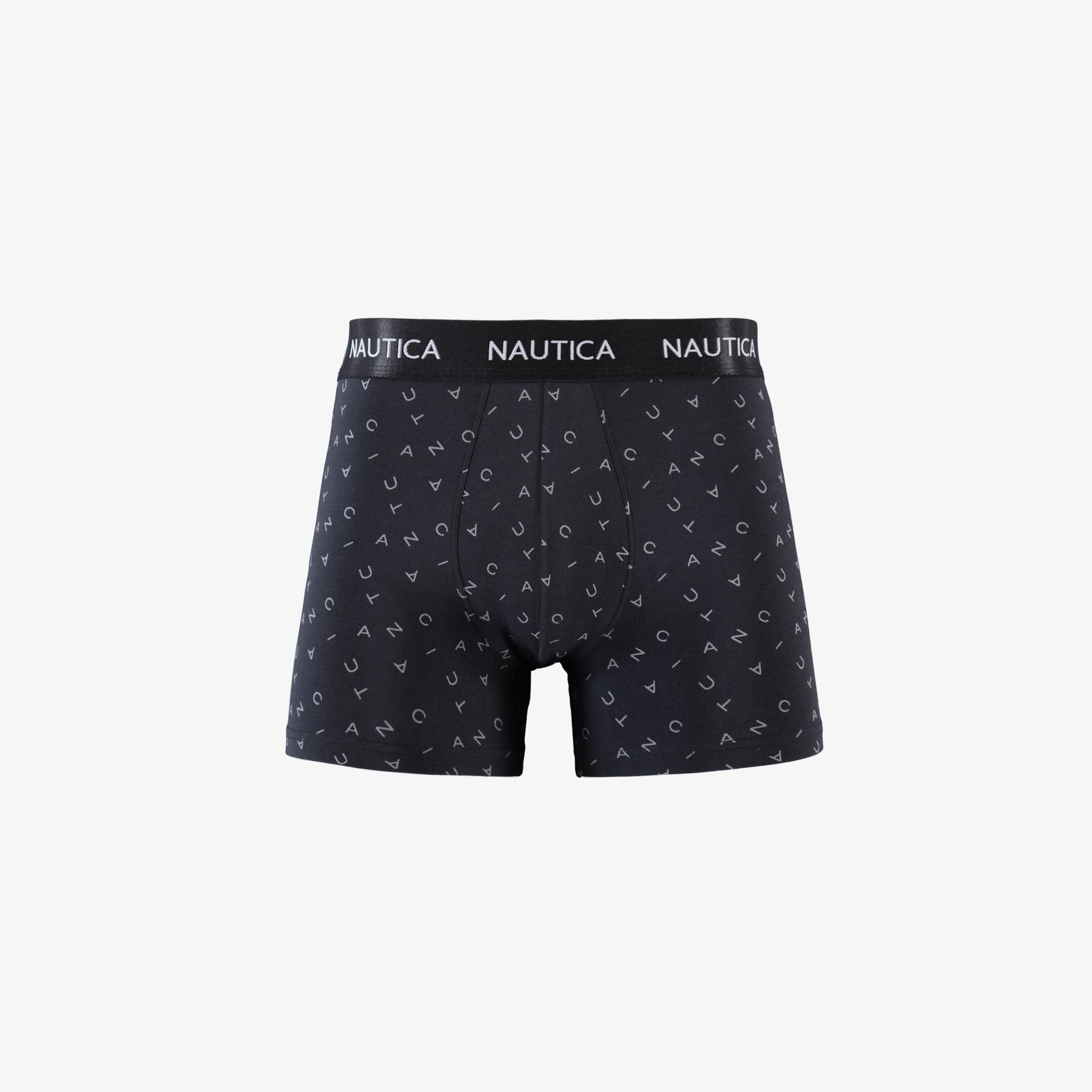 Nautica Erkek Lacivert Baskılı Boxer