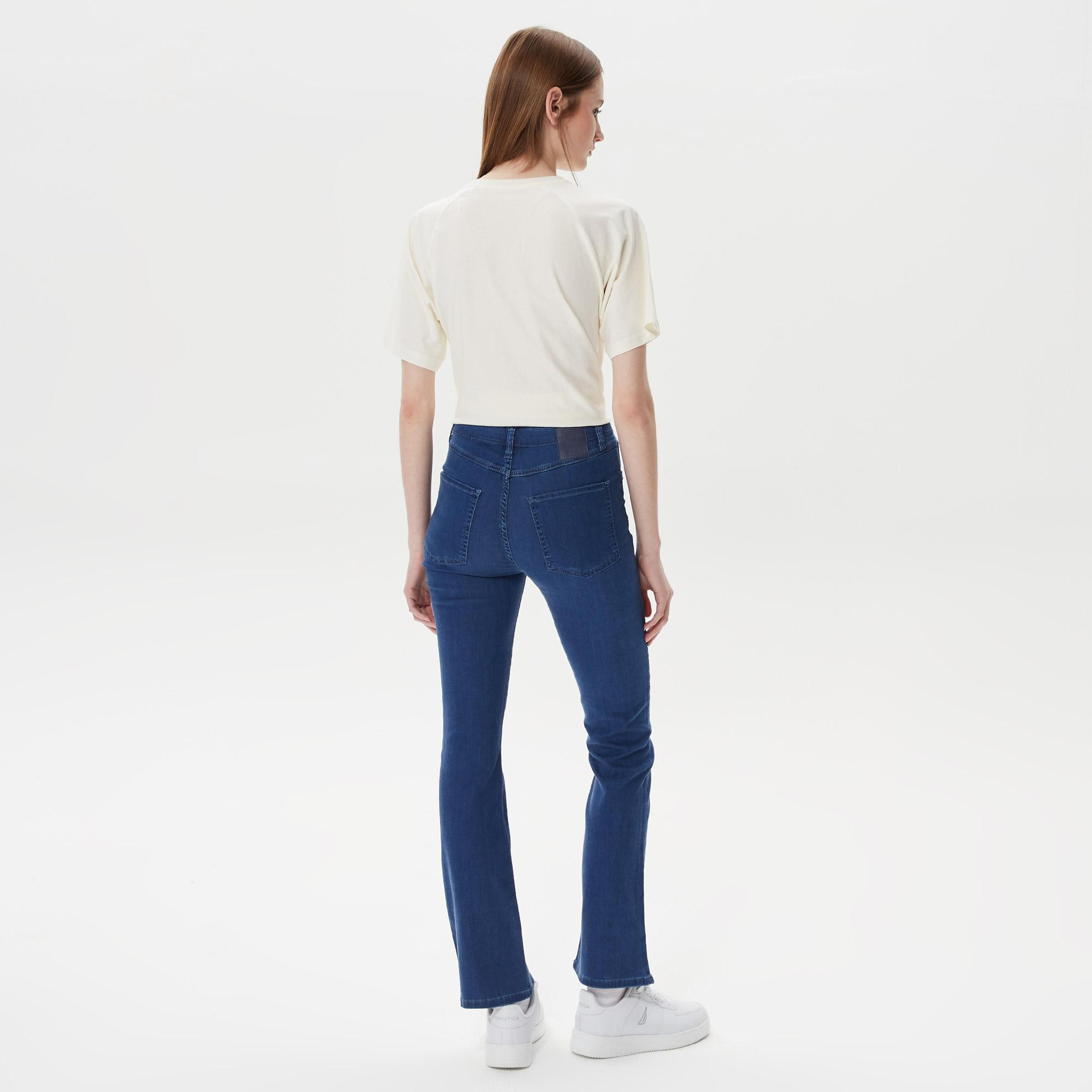 Nautica Kadın Lacivert Denim Pantolon