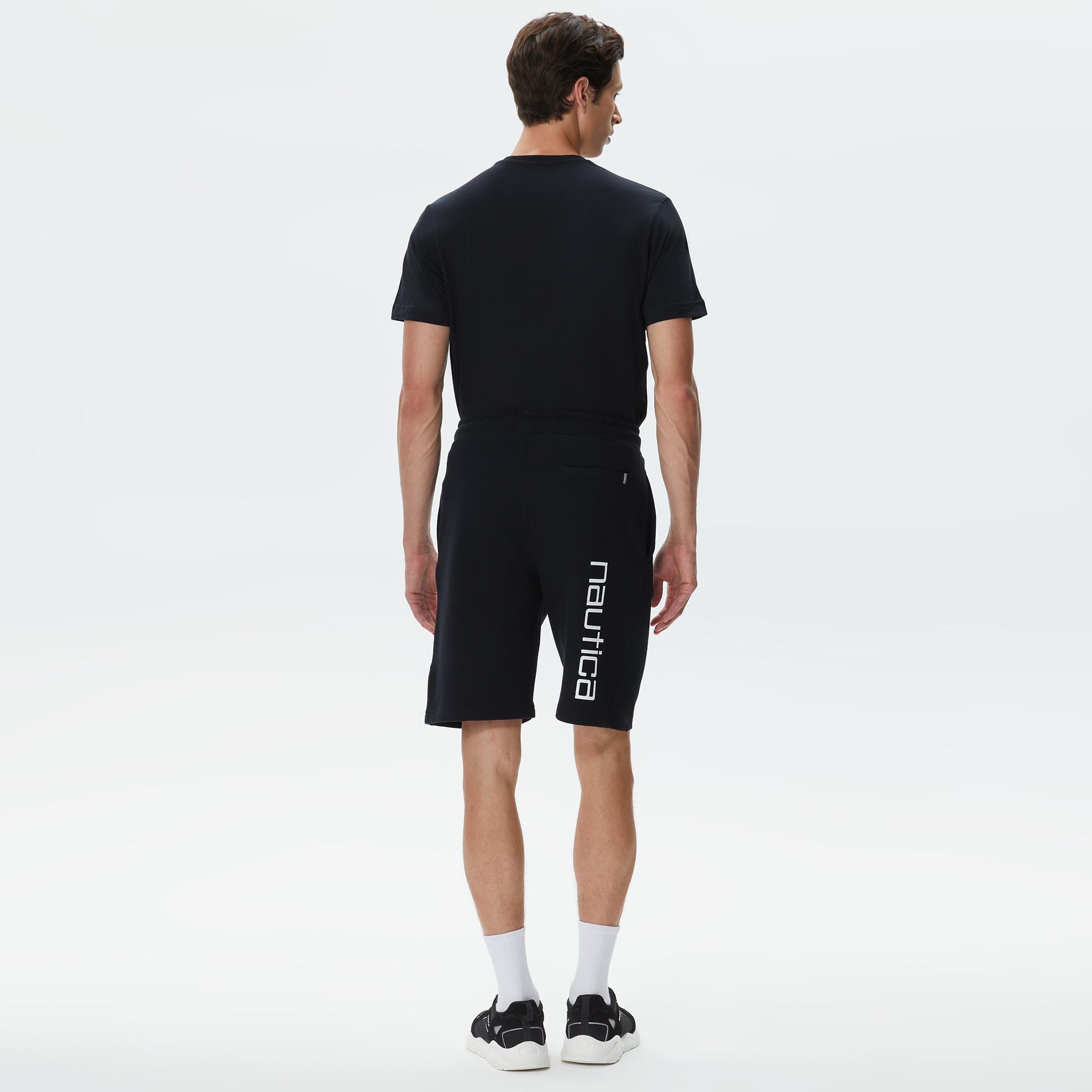Nautica Erkek Siyah Standart Fit Şort