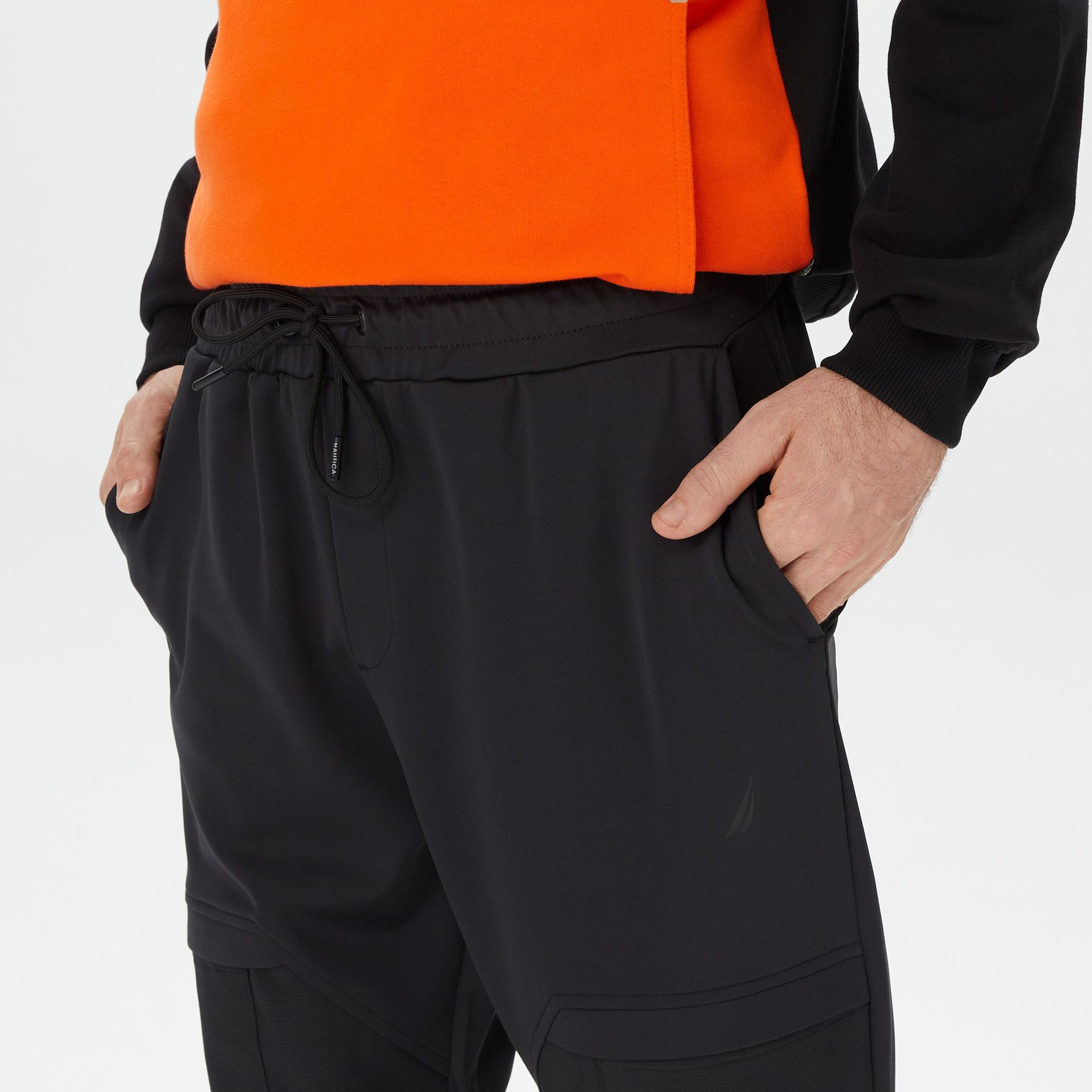Nautica Erkek Siyah Relaxed Fit Eşofman Altı