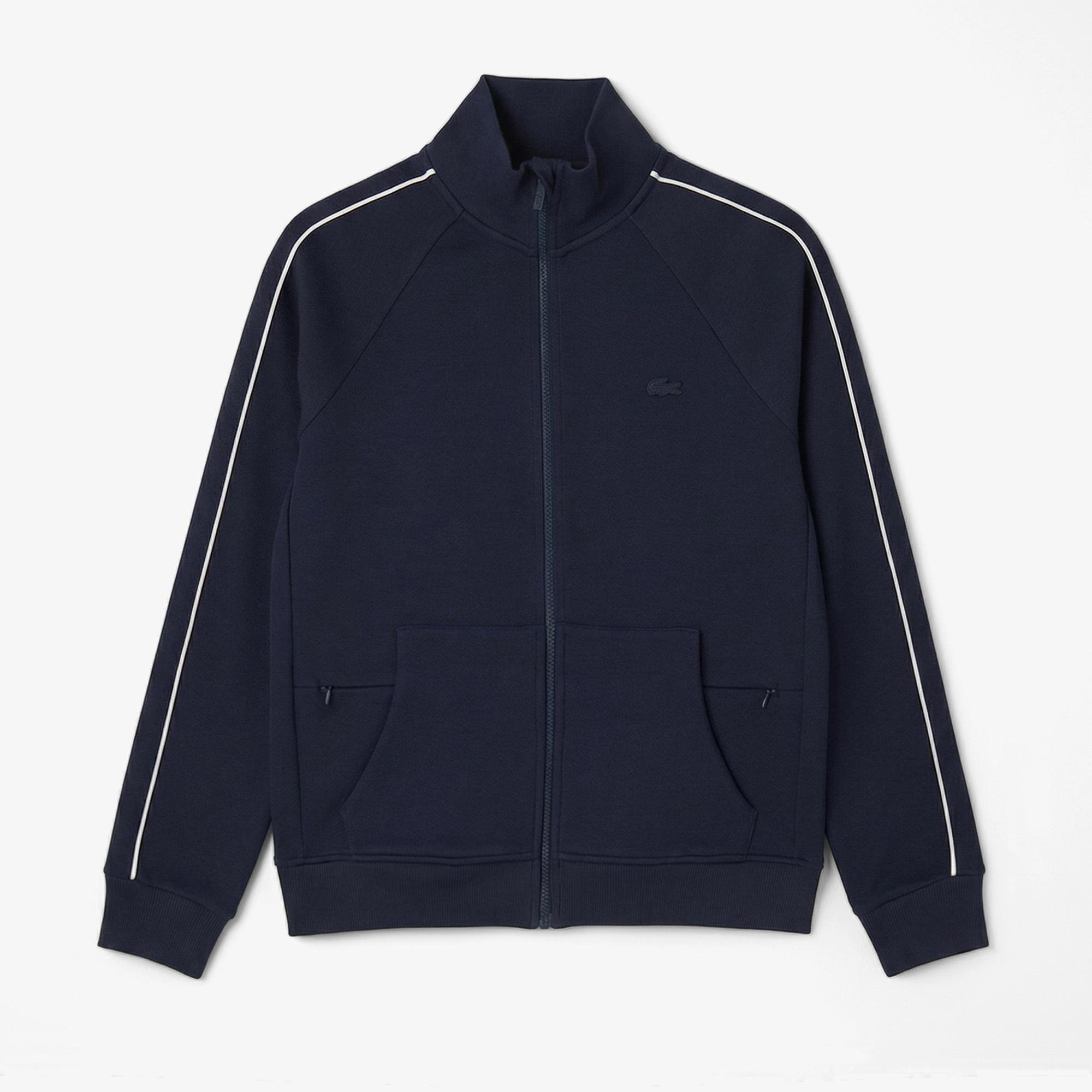 Erkek Regular Fit Fermuarlı Lacivert Sweatshirt