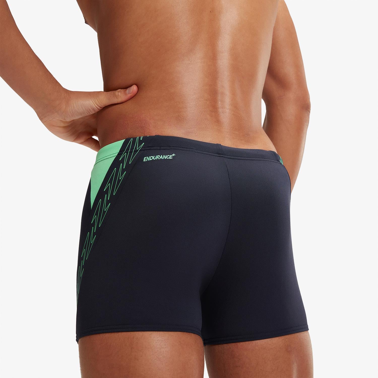 Speedo Hyperboom Aquashort Erkek Lacivert Yüzücü Mayosu