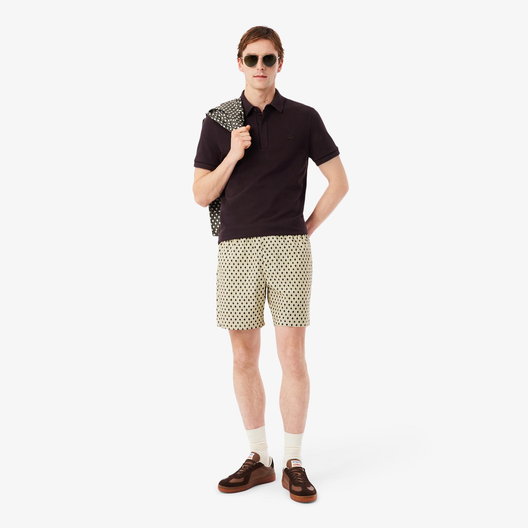 Erkek Regular Fit Polo Yaka Kahverengi Paris Polo