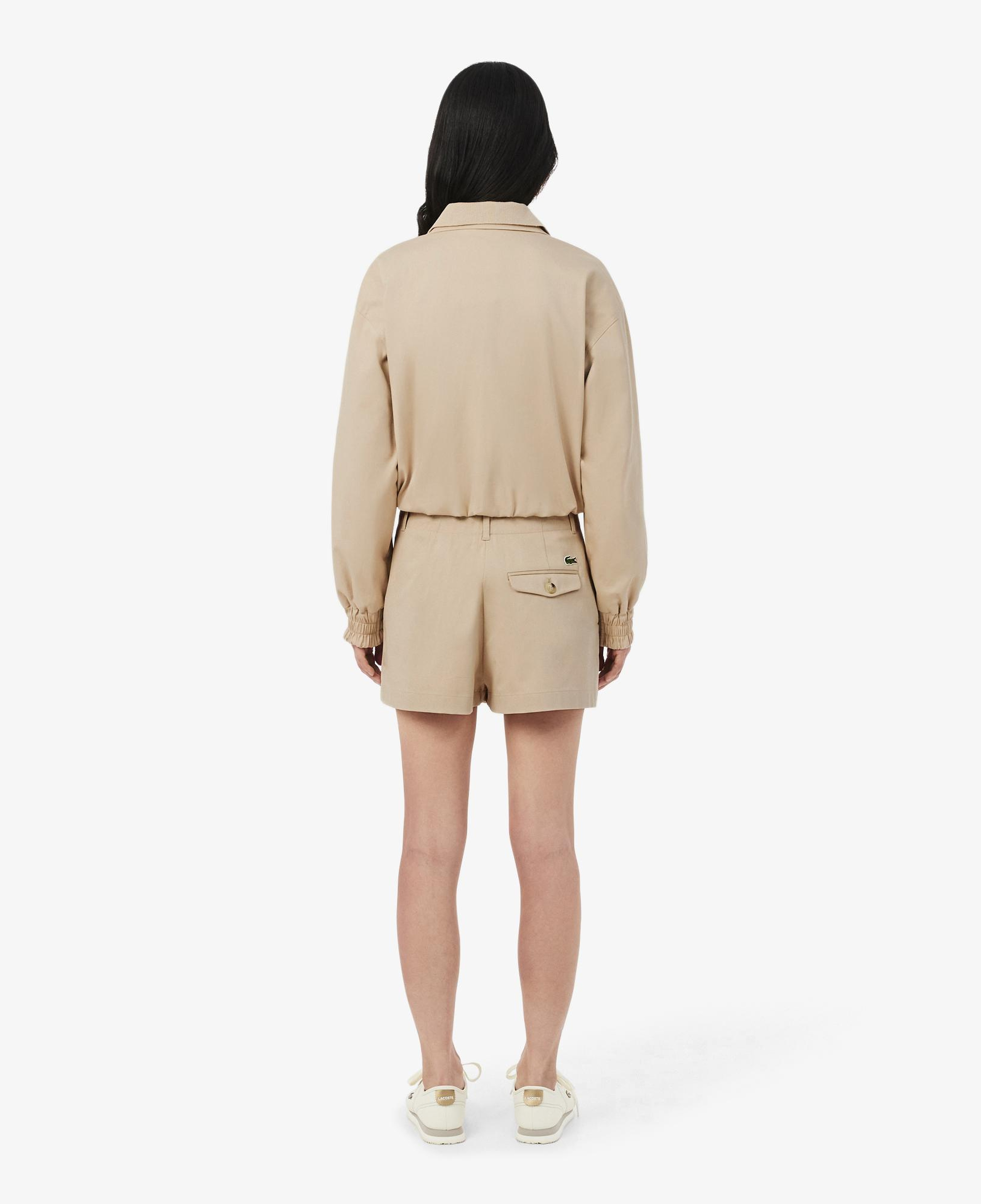 Kadın Oversize Fit Bej Şort