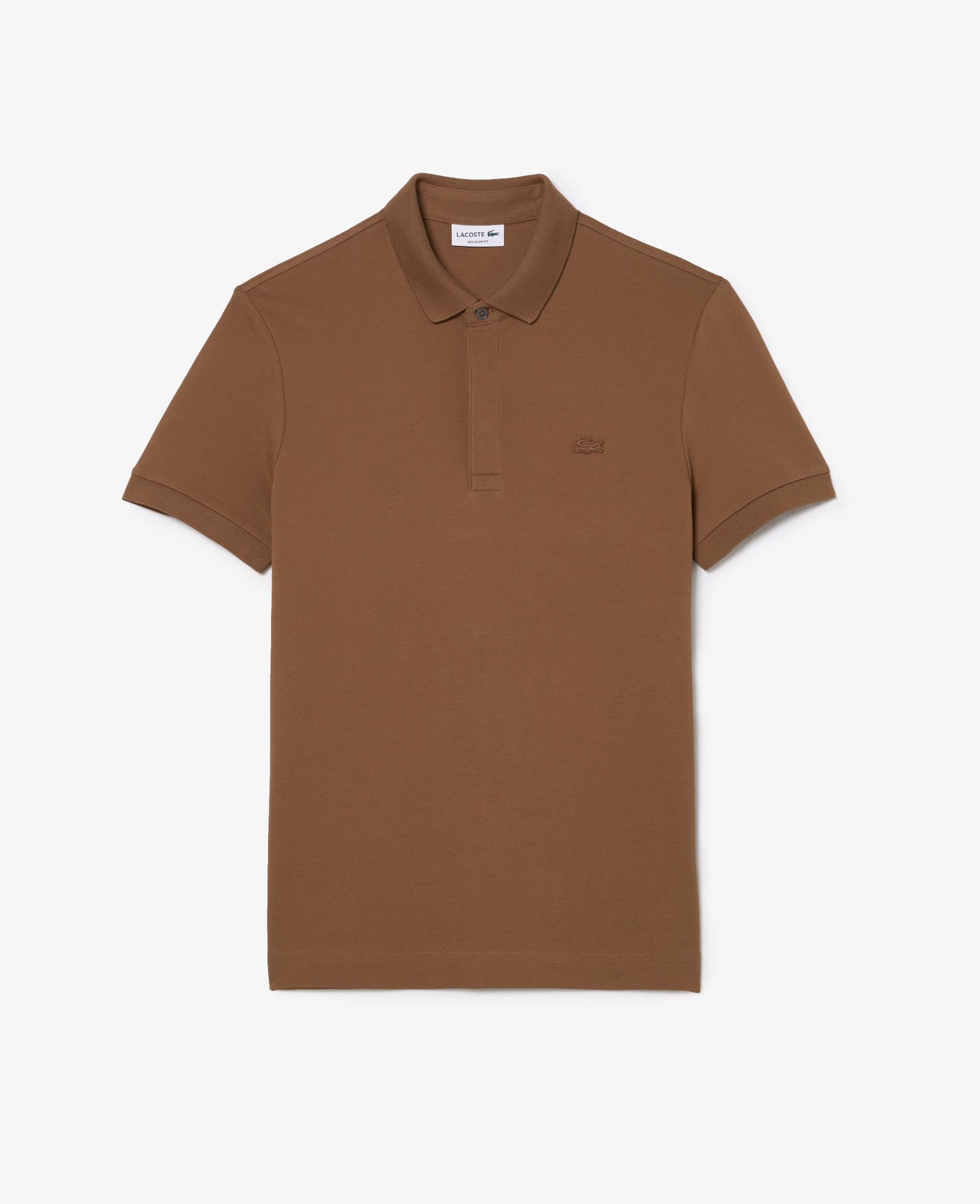 Erkek Regular Fit Kahverengi Paris Polo