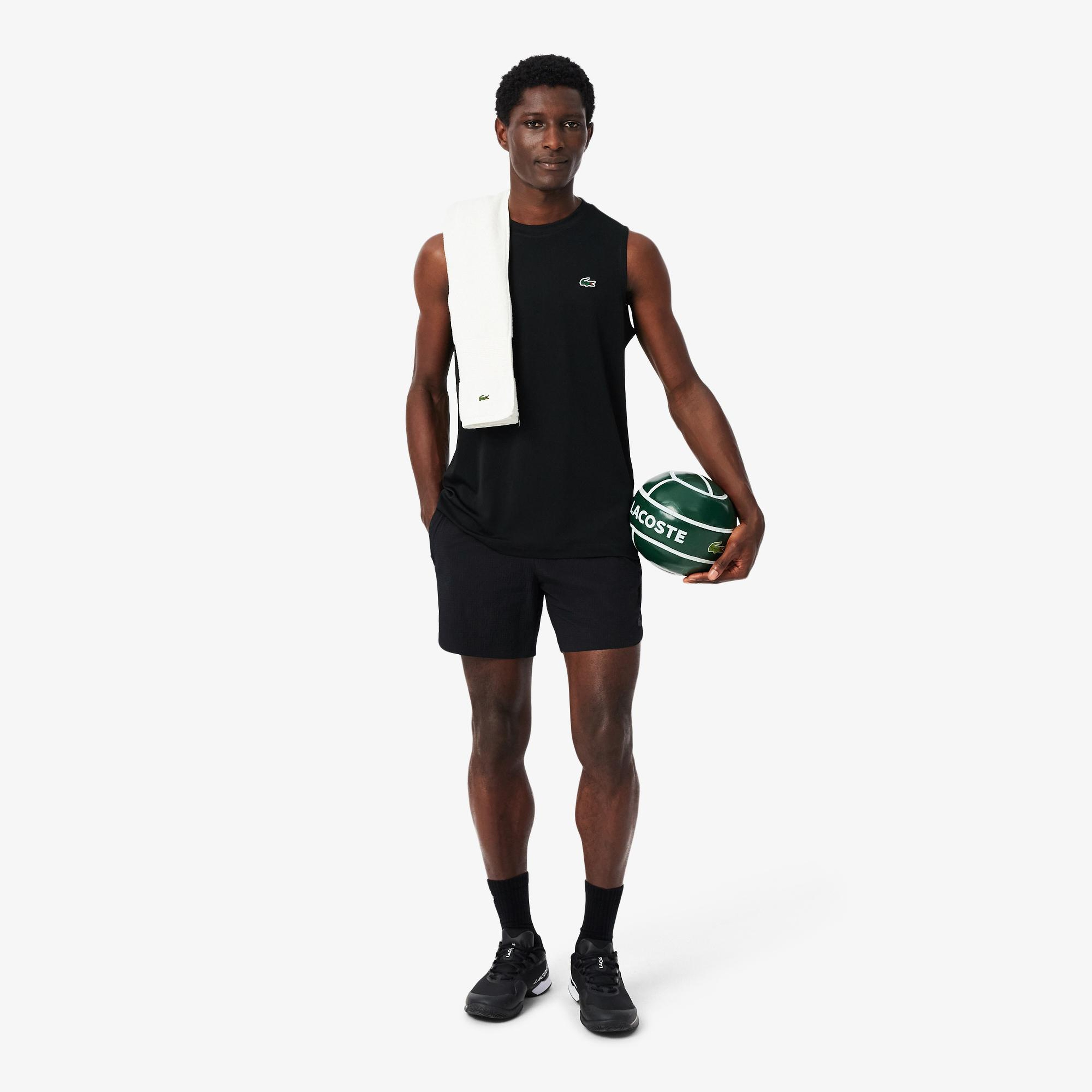 Erkek Relaxed Fit Siyah Şort