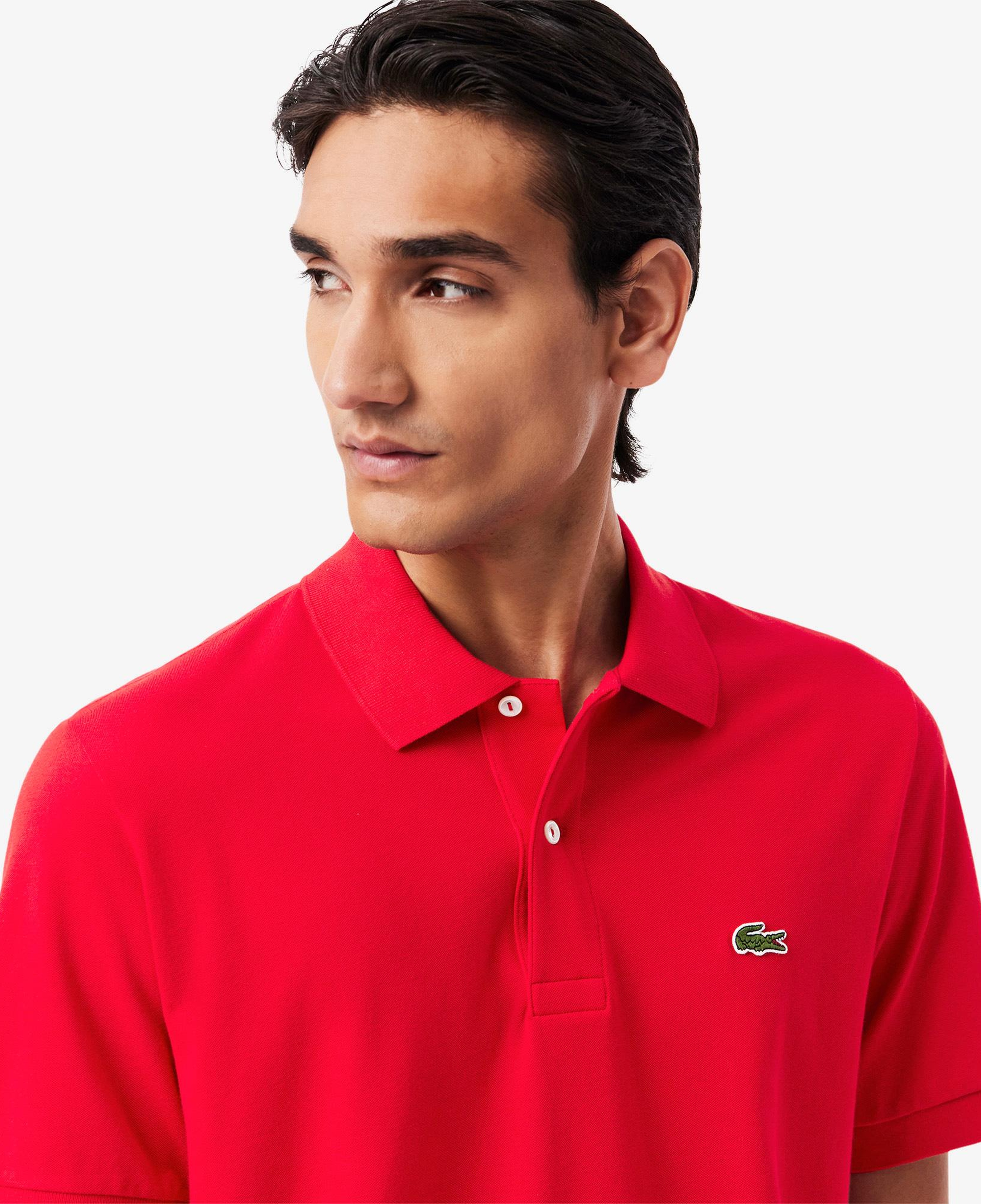 L.12.12 Light Erkek Classic Fit Kırmızı Polo