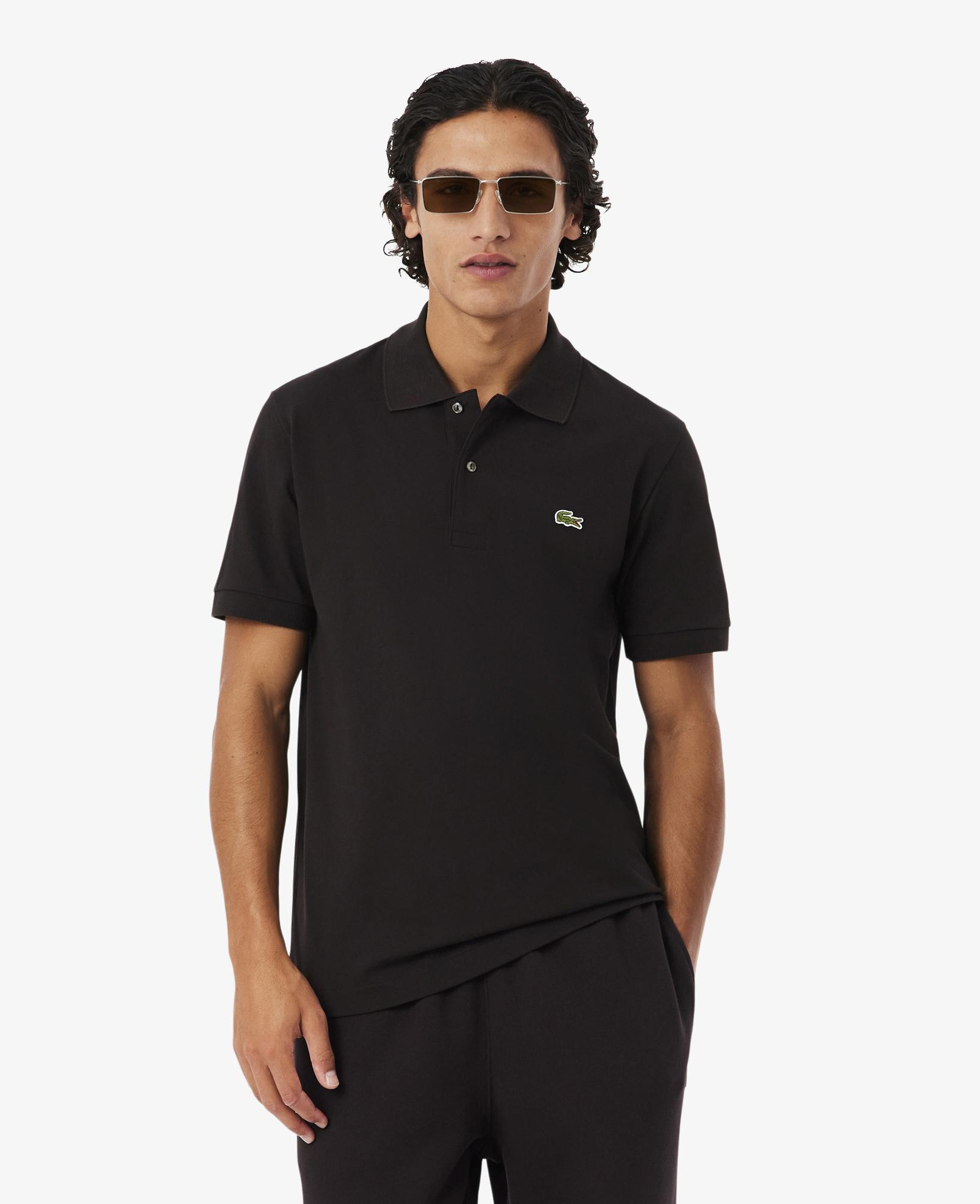 L.12.12 Light Erkek Classic Fit Koyu Kahverengi Polo
